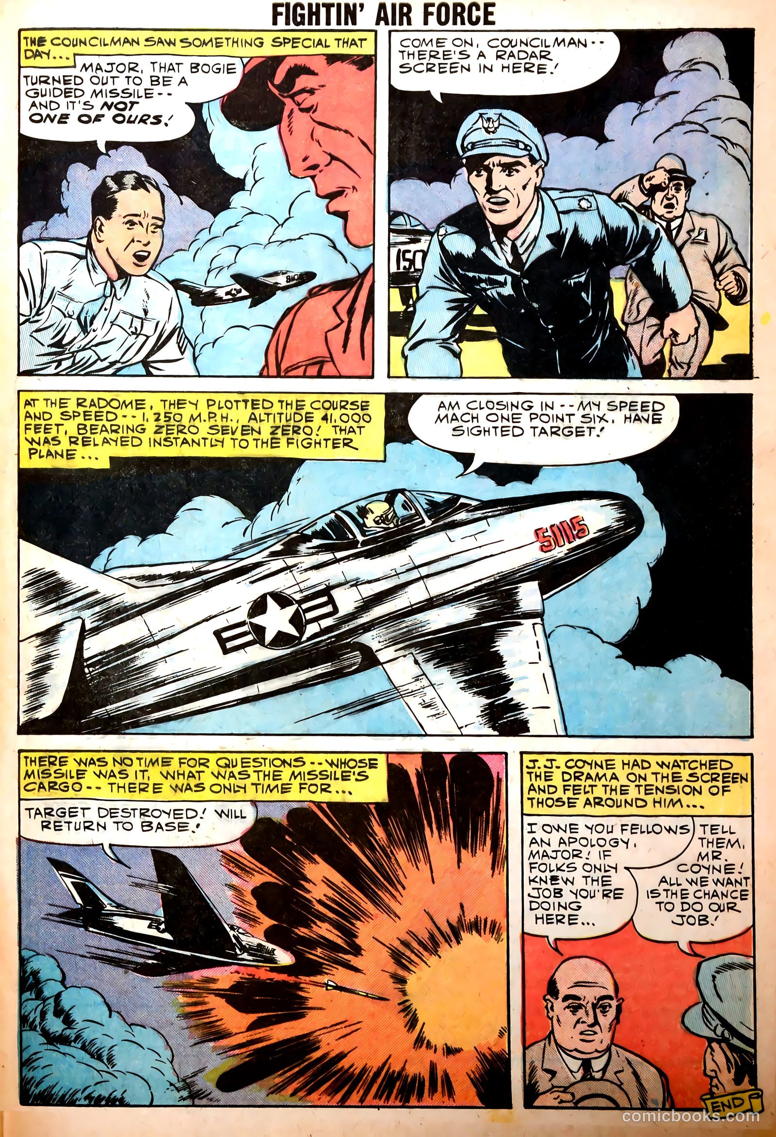 Fightin' Air Force #15 (1959) — page 33 of 37