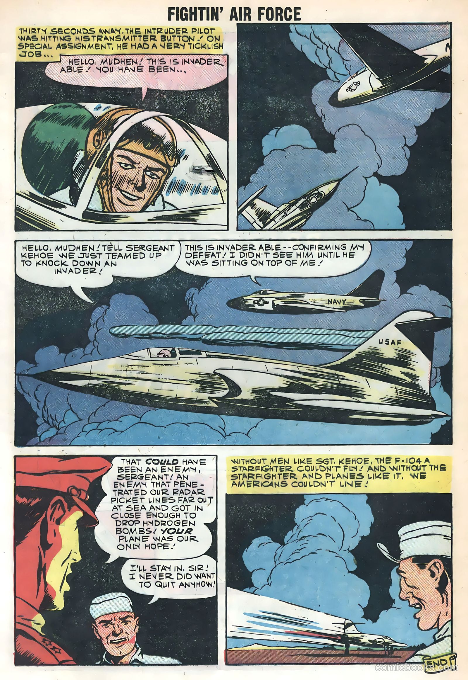 Fightin' Air Force #16 (1959) — page 17 of 36