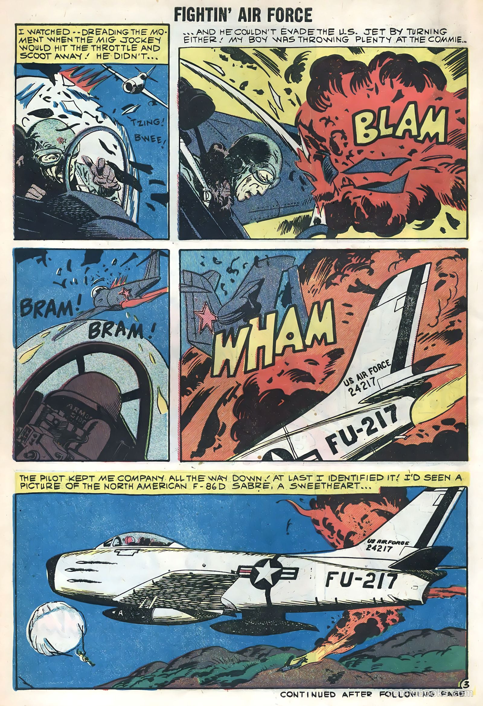 Fightin' Air Force #16 (1959) — page 30 of 36