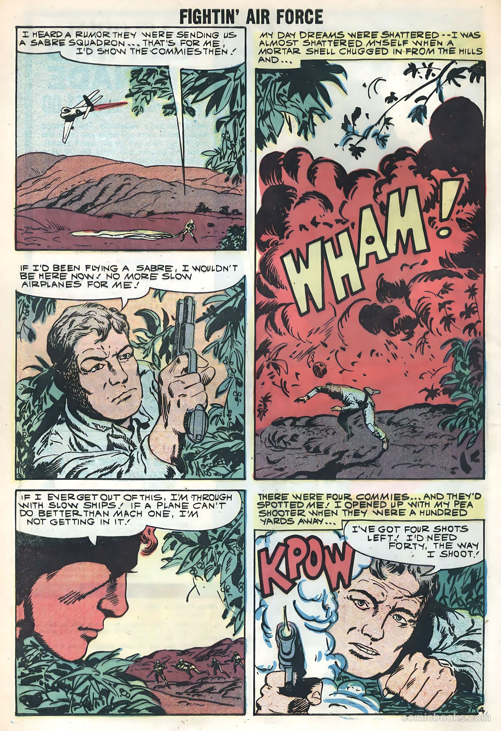 Fightin' Air Force #16 (1959) — page 32 of 36