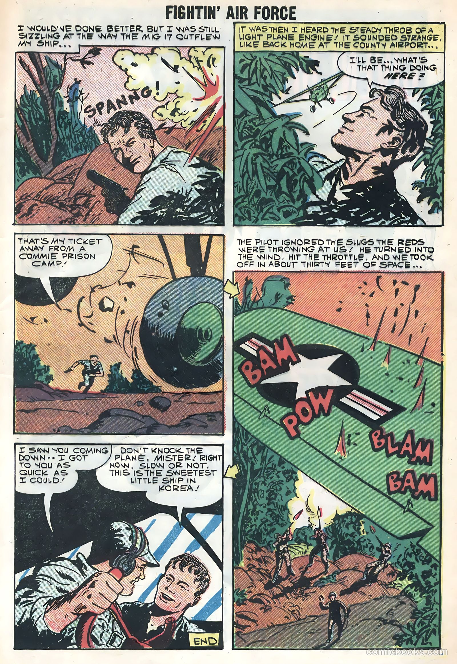 Fightin' Air Force #16 (1959) — page 33 of 36