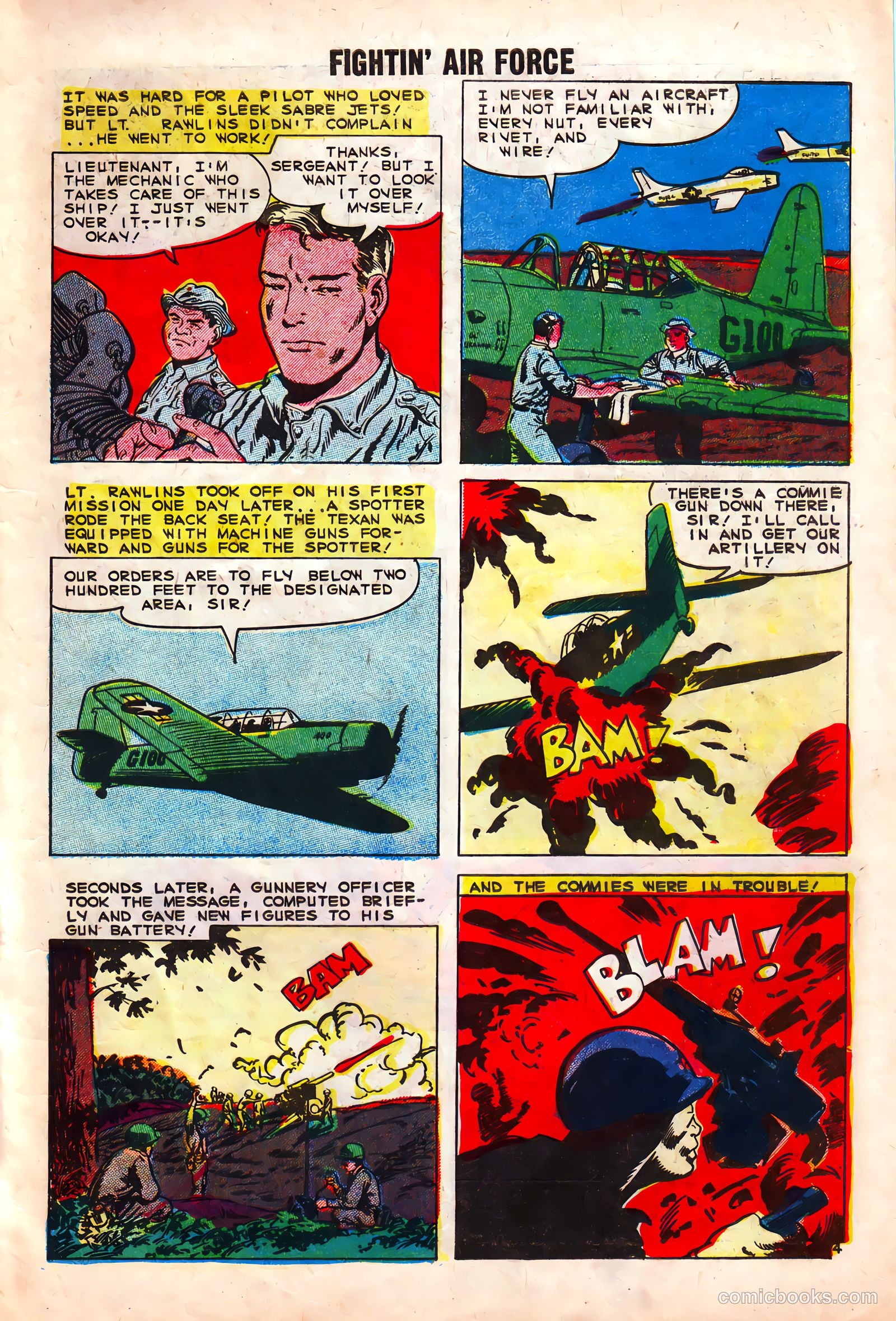 Fightin' Air Force #17 (1959) — page 7 of 36