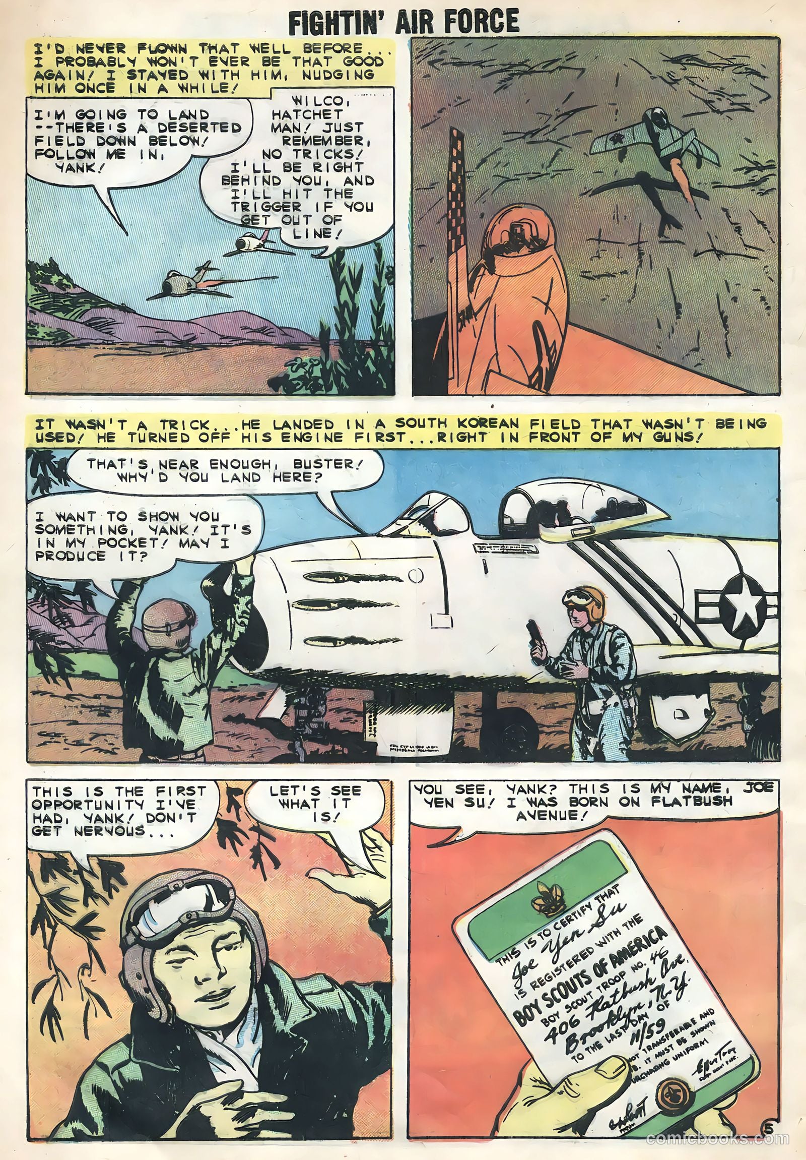 Fightin' Air Force #18 (1959) — page 8 of 36