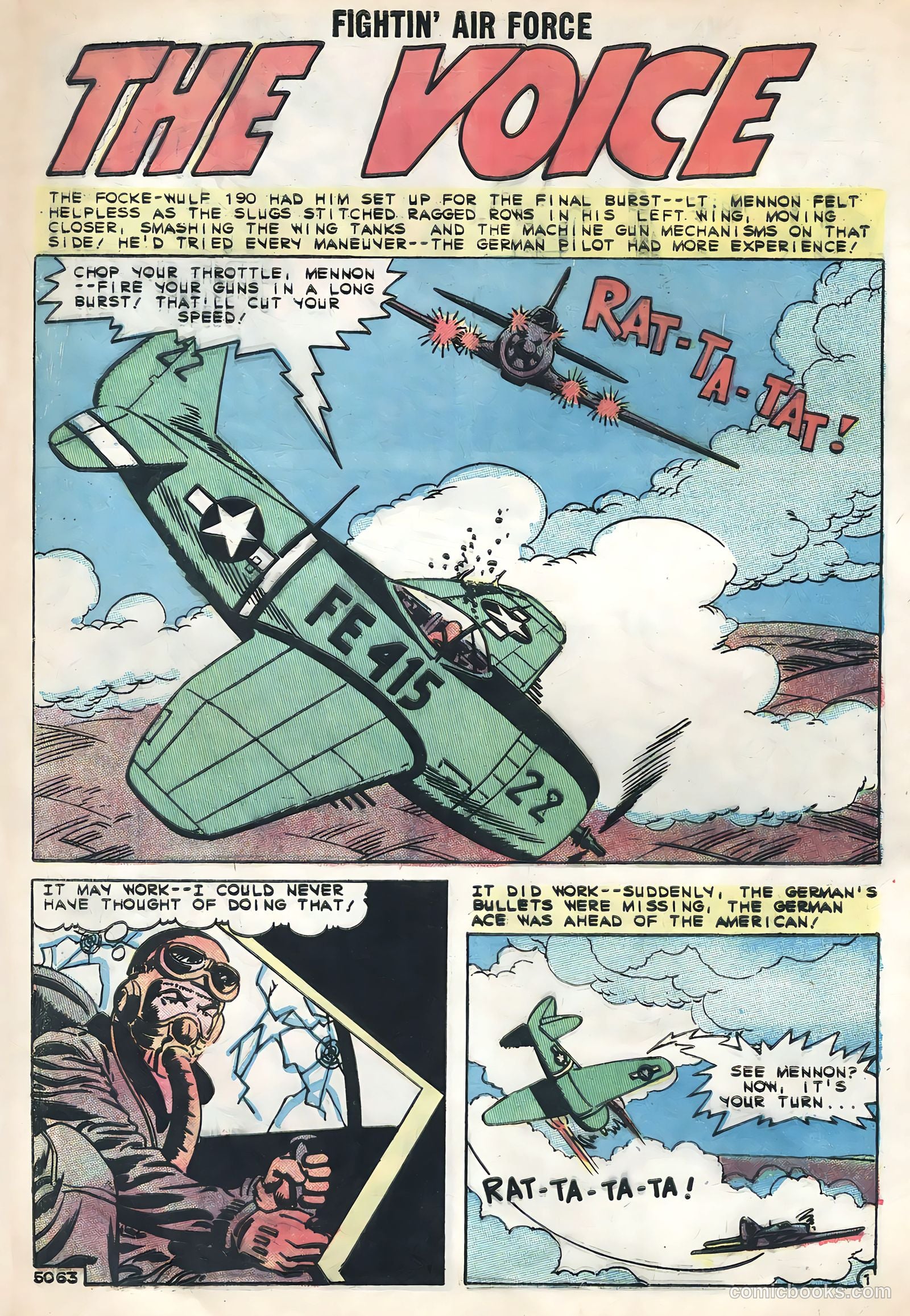 Fightin' Air Force #18 (1959) — page 28 of 36