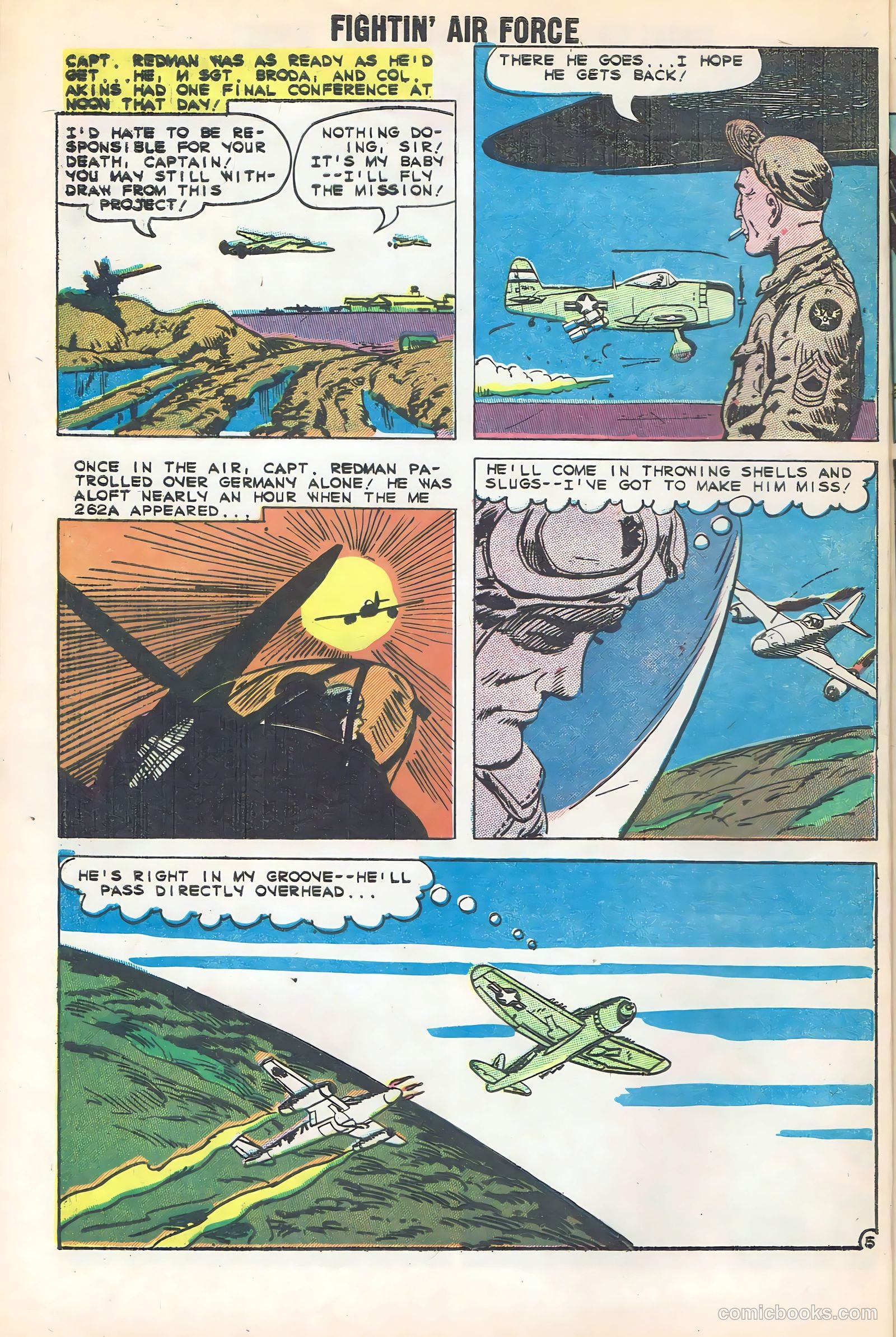 Fightin' Air Force #19 (1960) — page 8 of 36