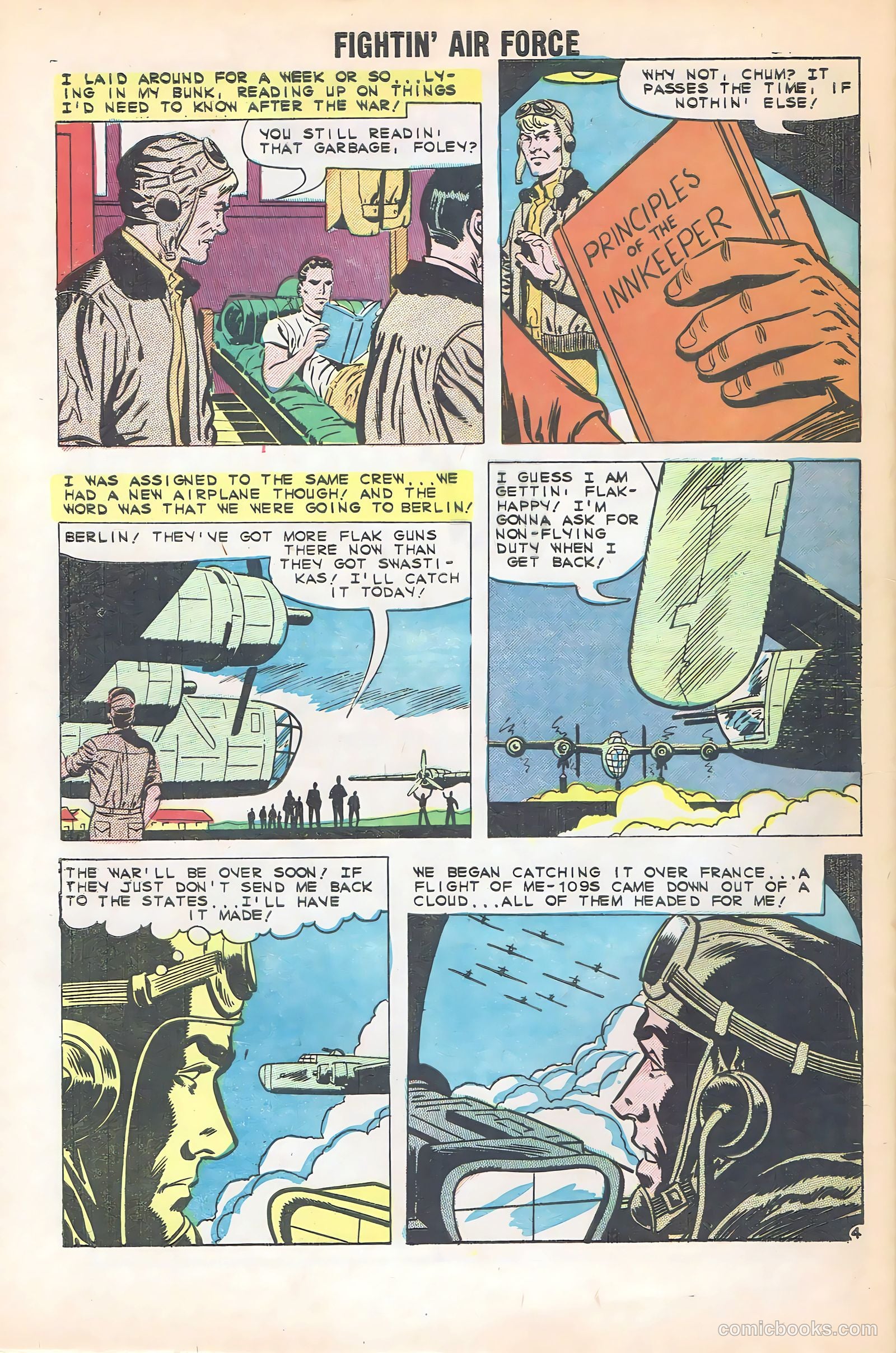 Fightin' Air Force #19 (1960) — page 32 of 36