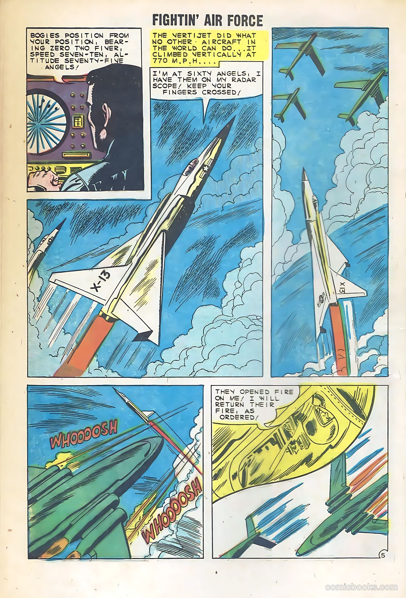 Fightin' Air Force #20 (1960) — page 8 of 36