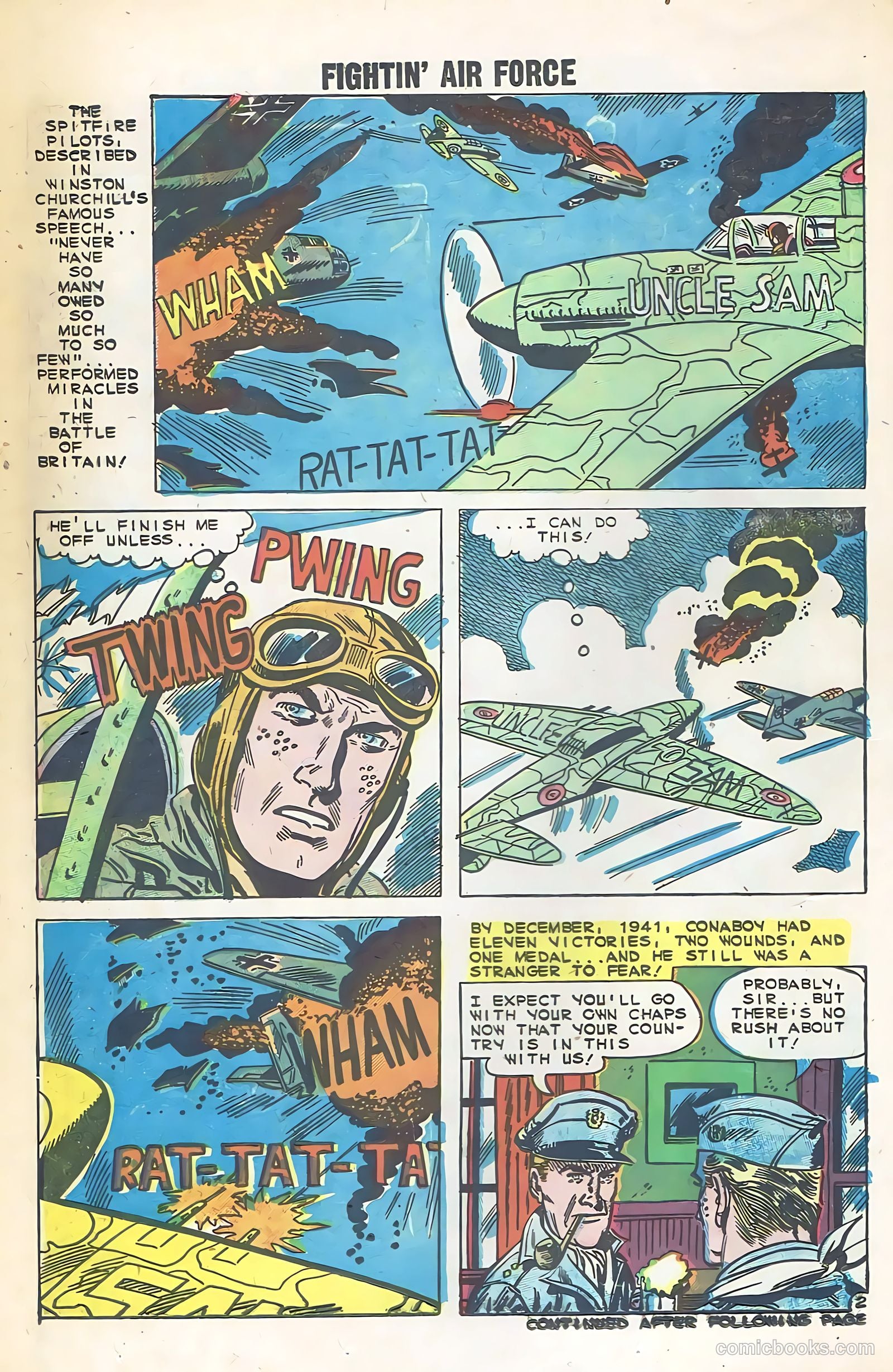 Fightin' Air Force #20 (1960) — page 14 of 36