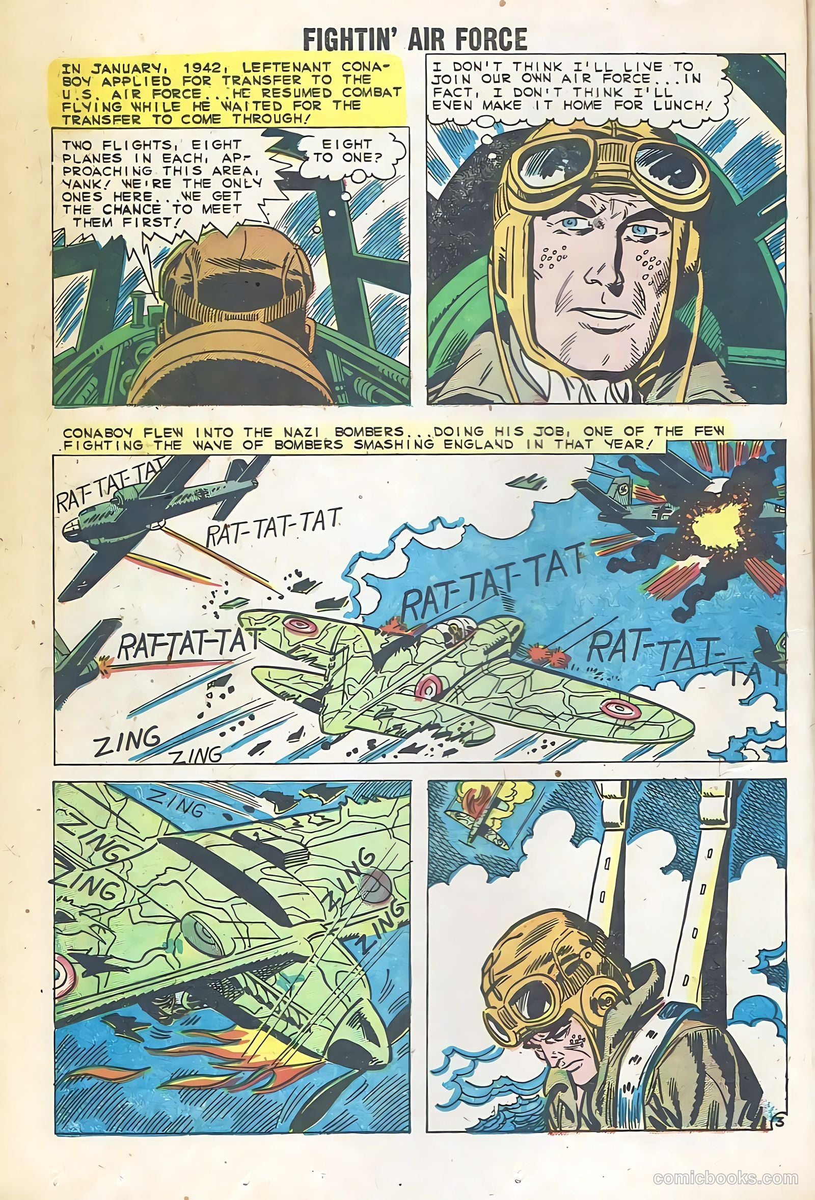 Fightin' Air Force #20 (1960) — page 16 of 36