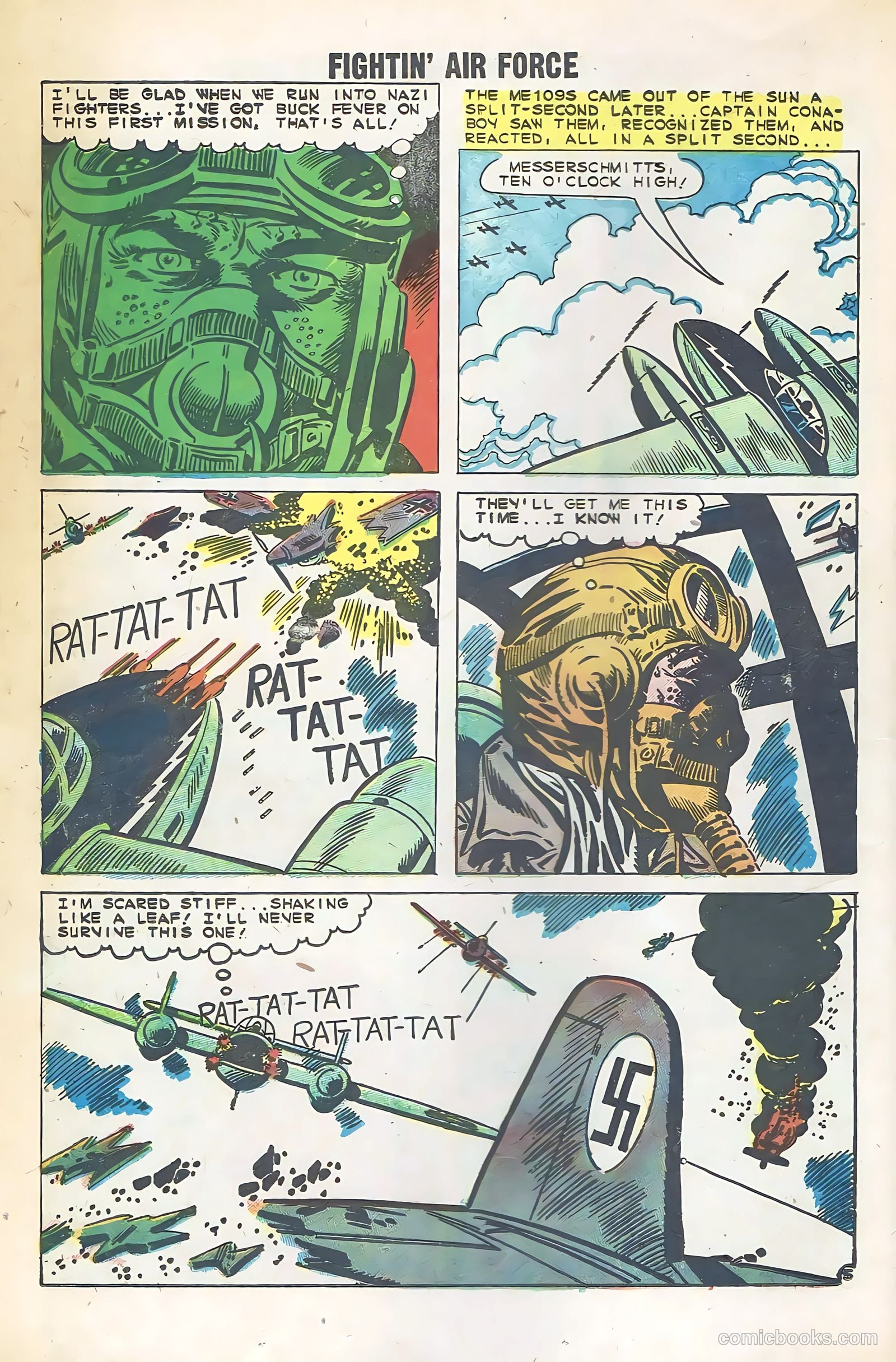 Fightin' Air Force #20 (1960) — page 18 of 36