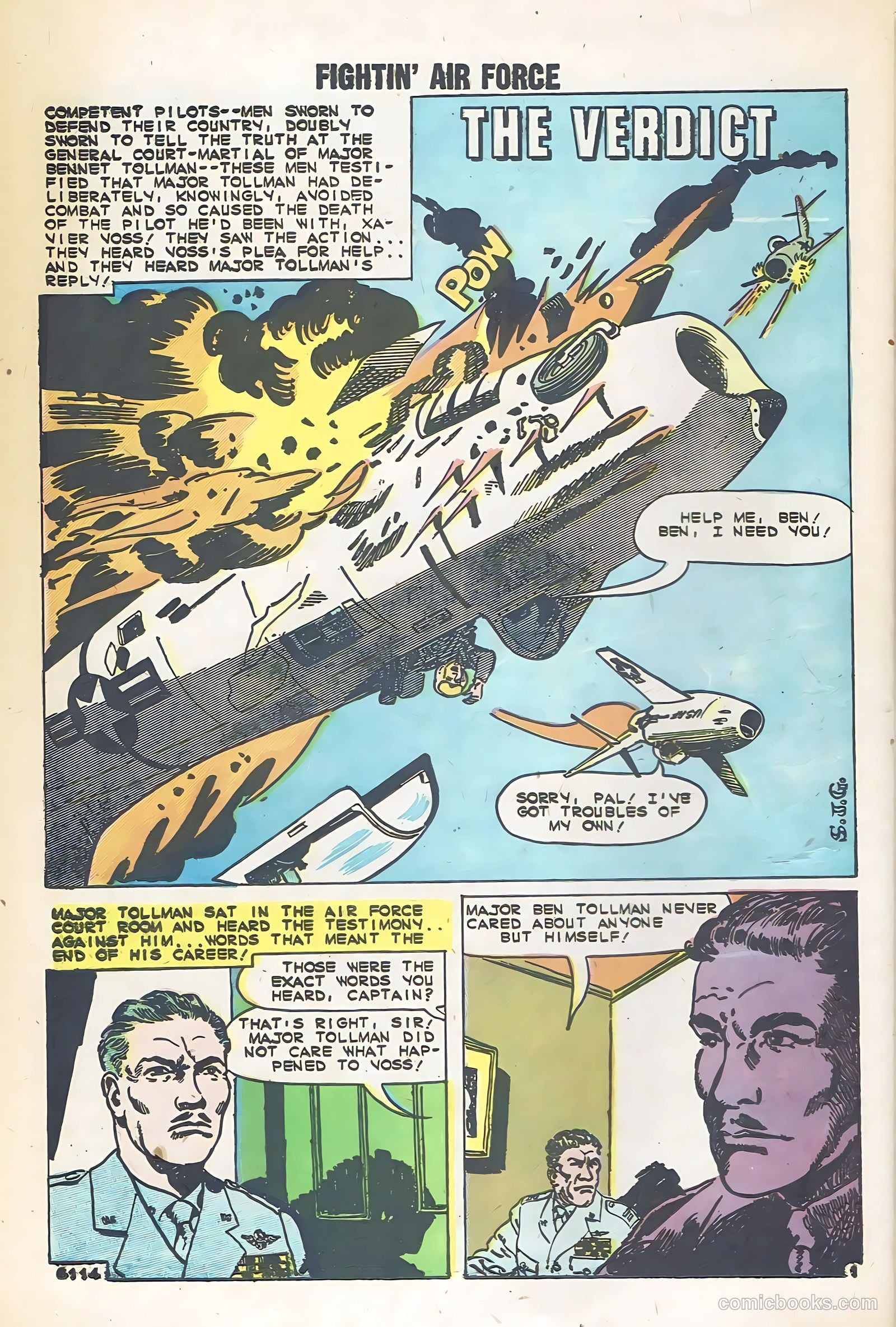 Fightin' Air Force #20 (1960) — page 26 of 36