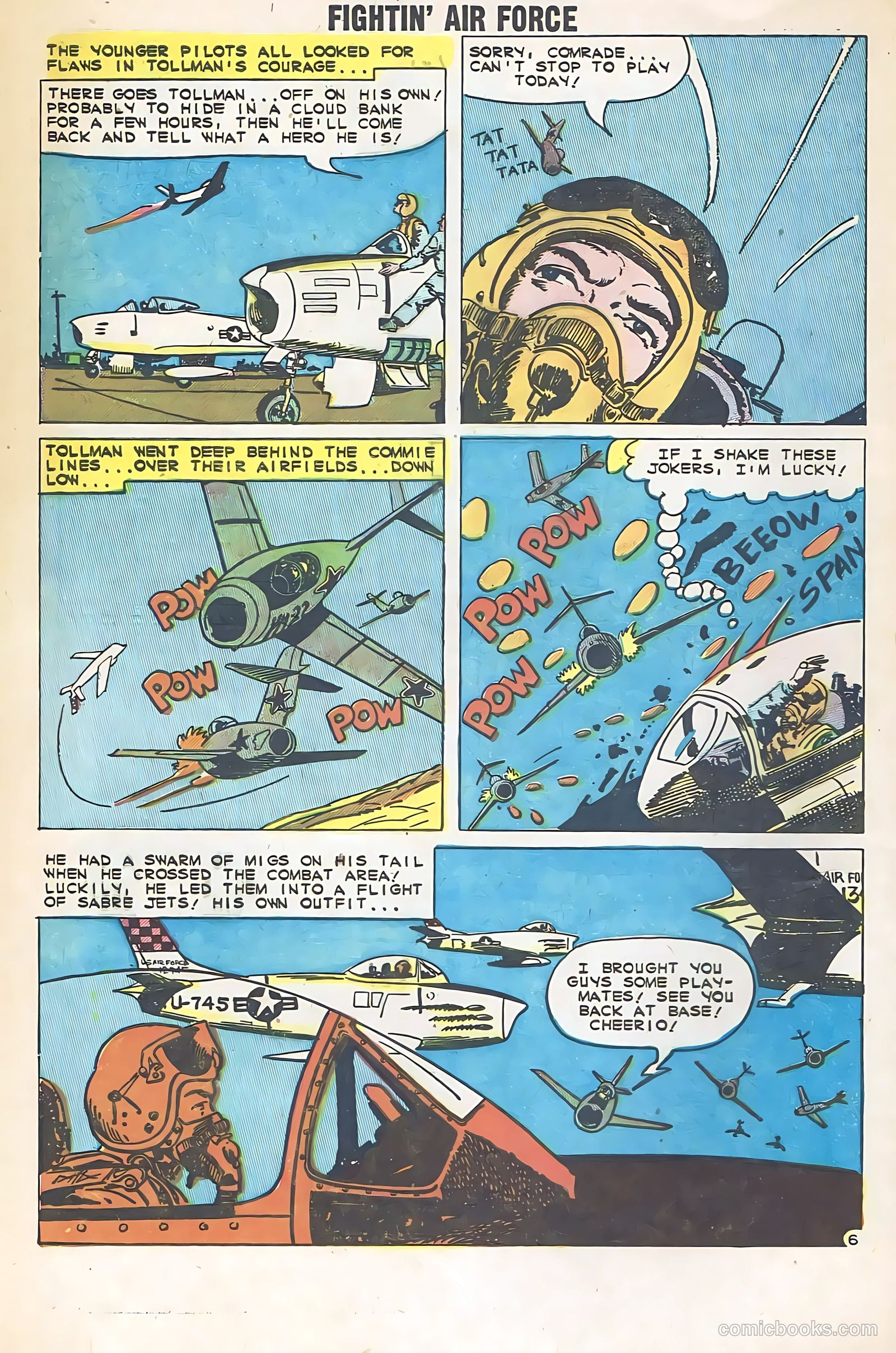 Fightin' Air Force #20 (1960) — page 32 of 36