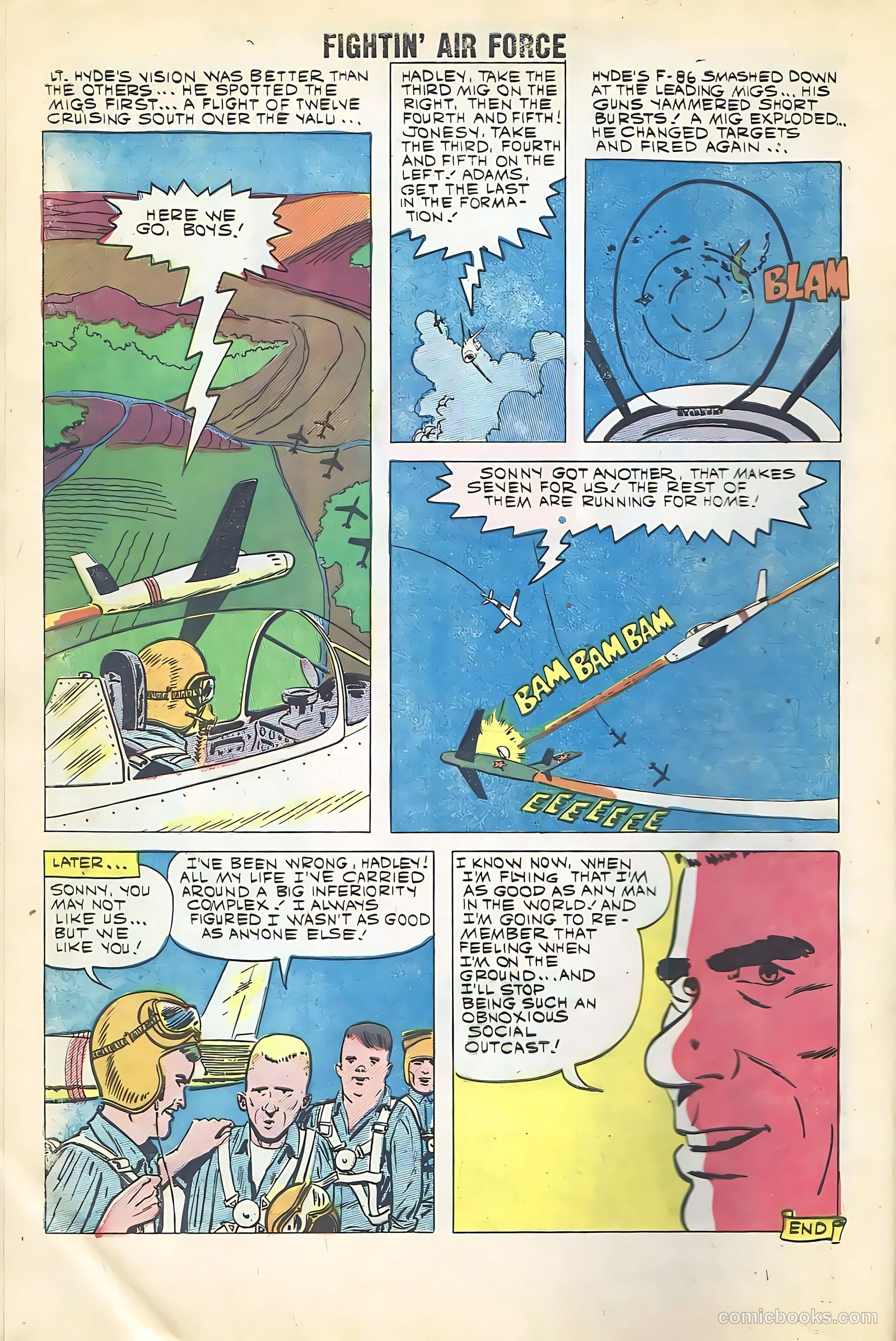 Fightin' Air Force #21 (1960) — page 8 of 36