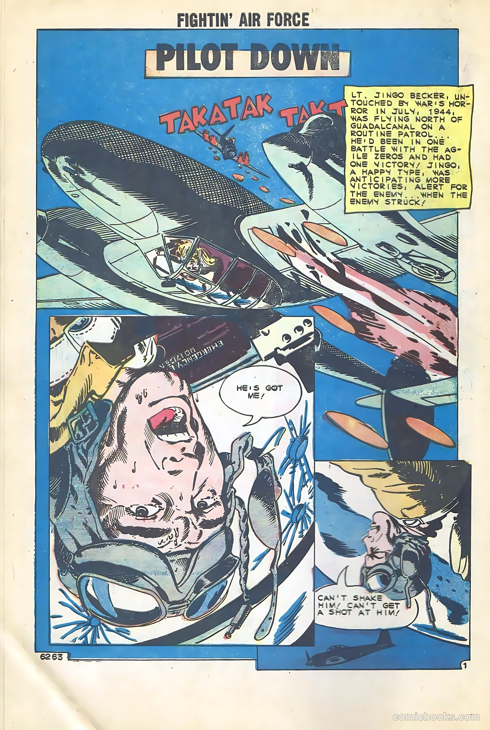 Fightin' Air Force #21 (1960) — page 10 of 36