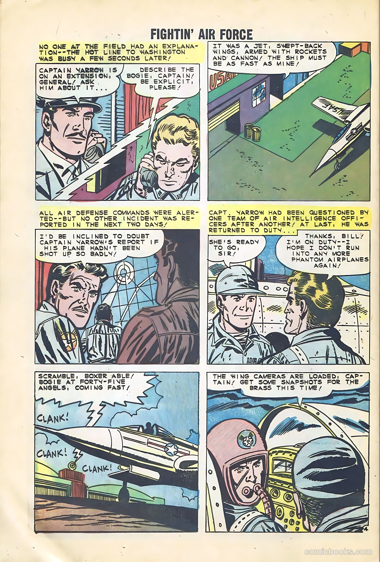 Fightin' Air Force #21 (1960) — page 24 of 36