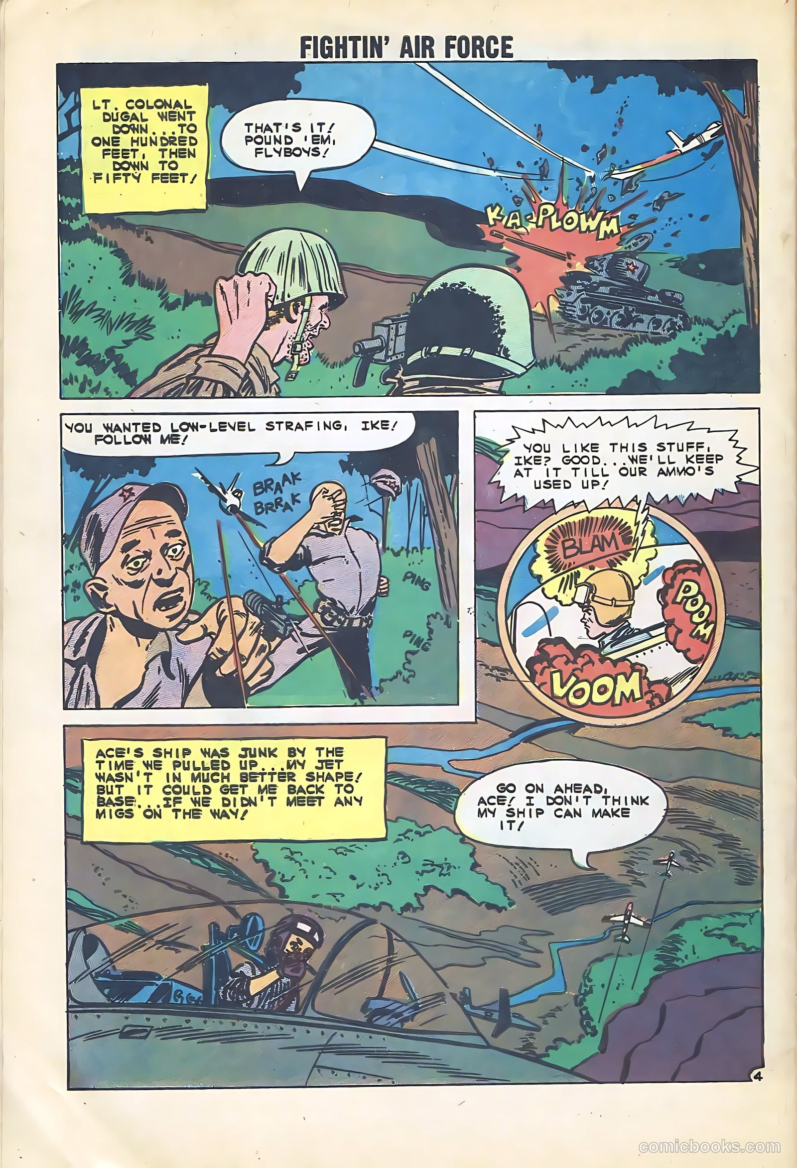 Fightin' Air Force #21 (1960) — page 32 of 36