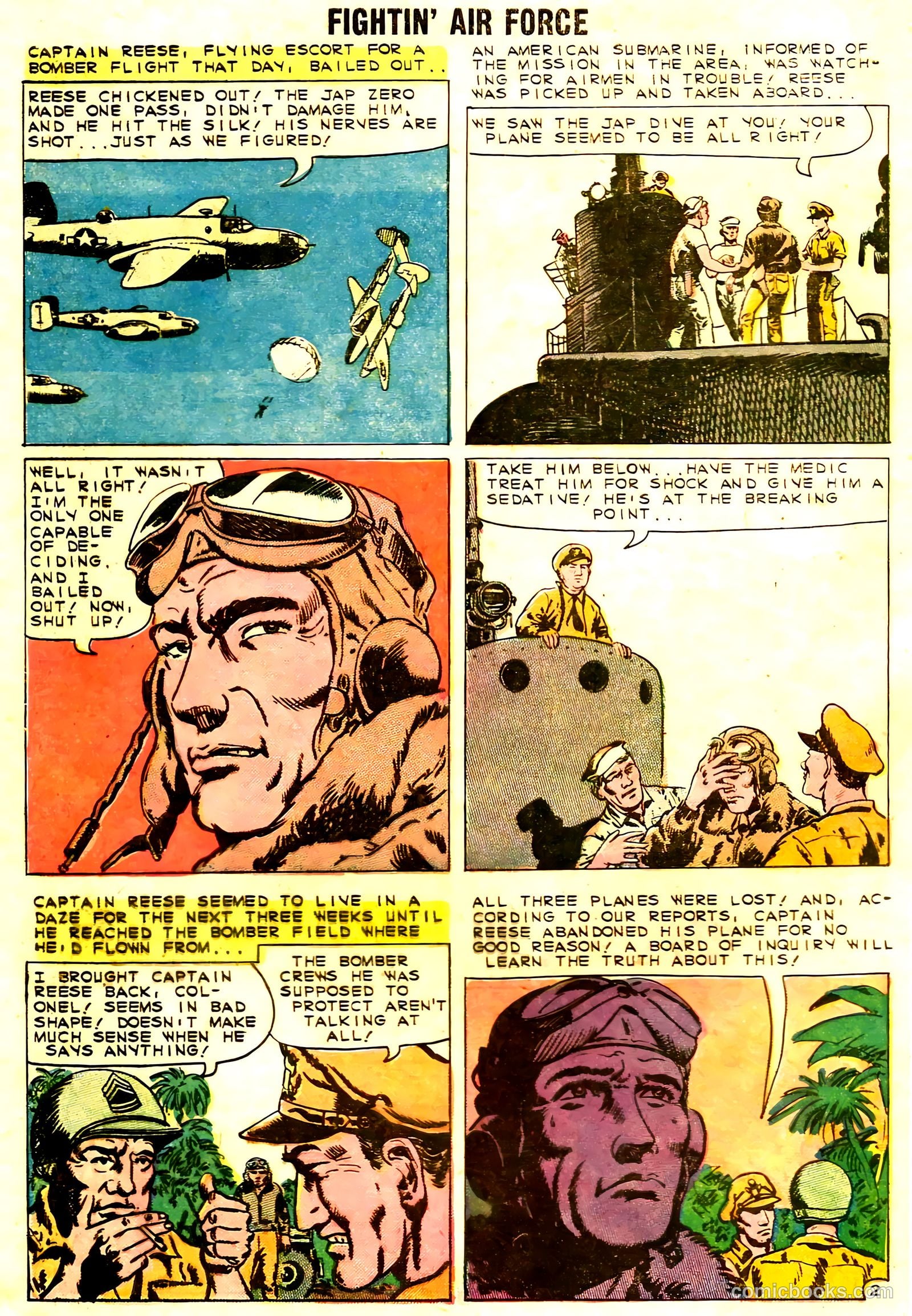 Fightin' Air Force #22 (1960) — page 28 of 36