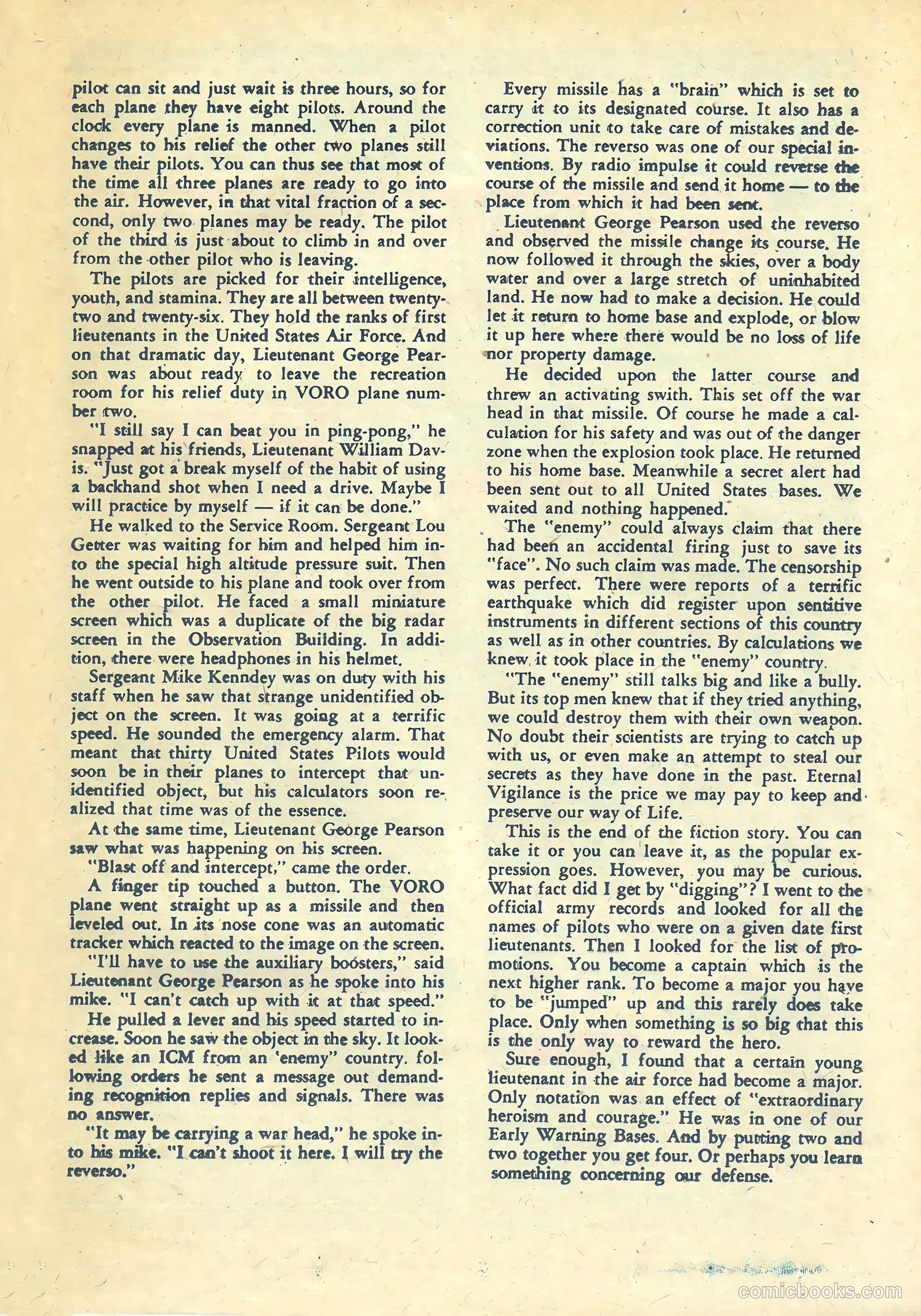 Fightin' Air Force #24 (1960) — page 21 of 37