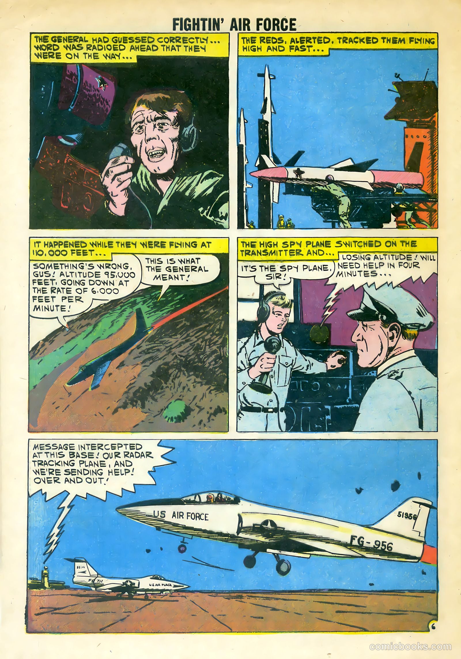 Fightin' Air Force #24 (1960) — page 32 of 37