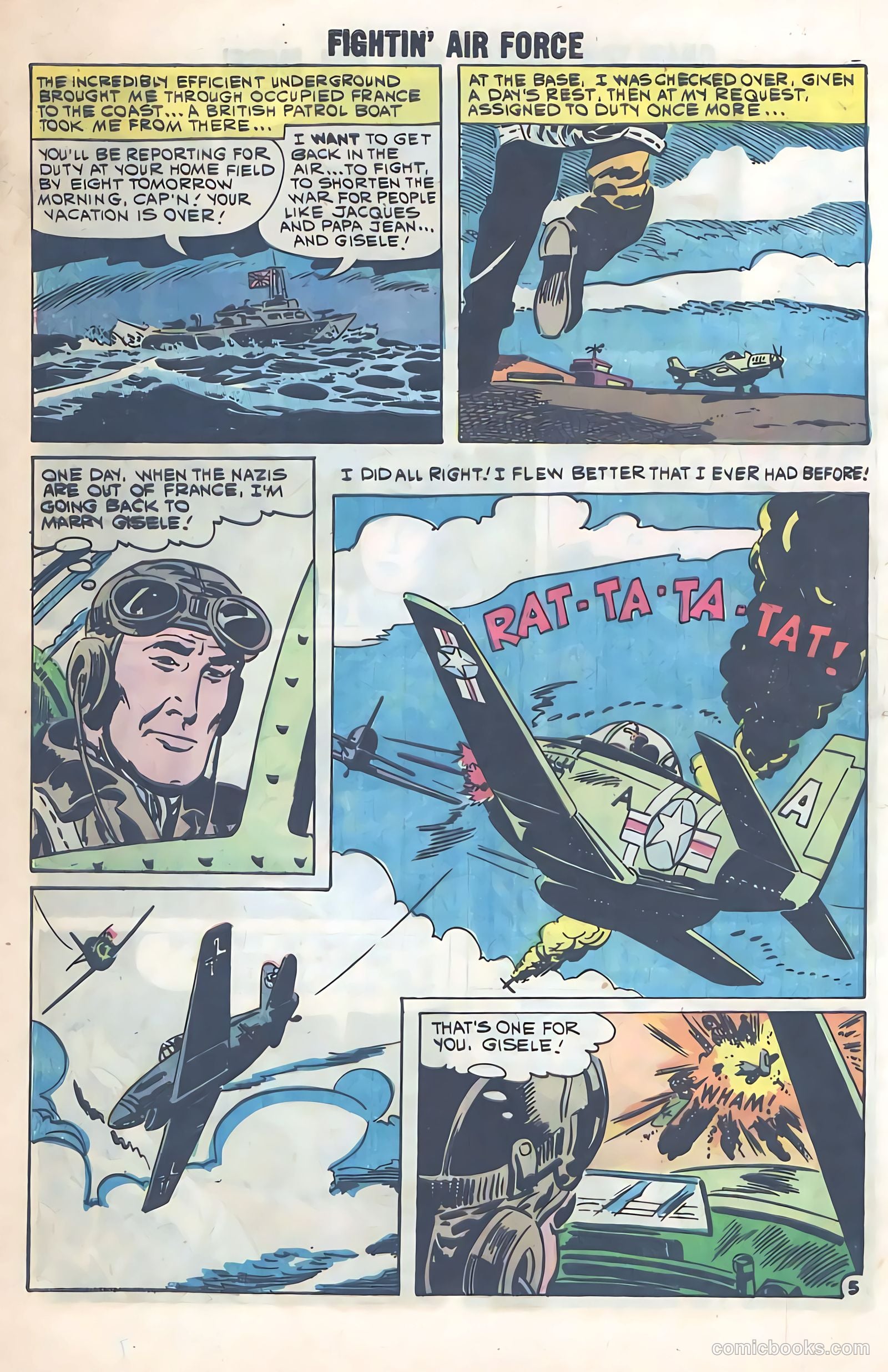 Fightin' Air Force #25 (1961) — page 8 of 36