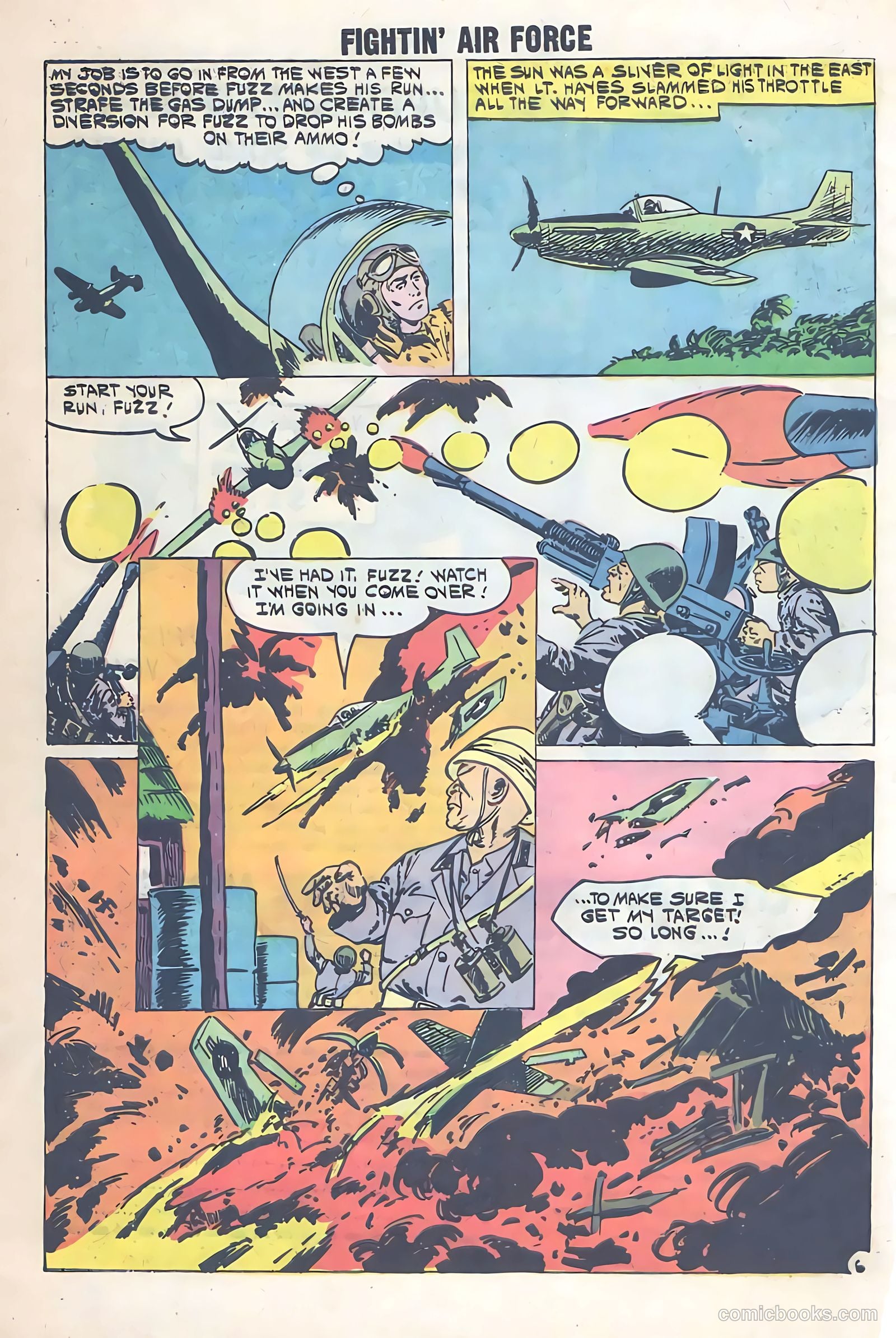 Fightin' Air Force #25 (1961) — page 32 of 36