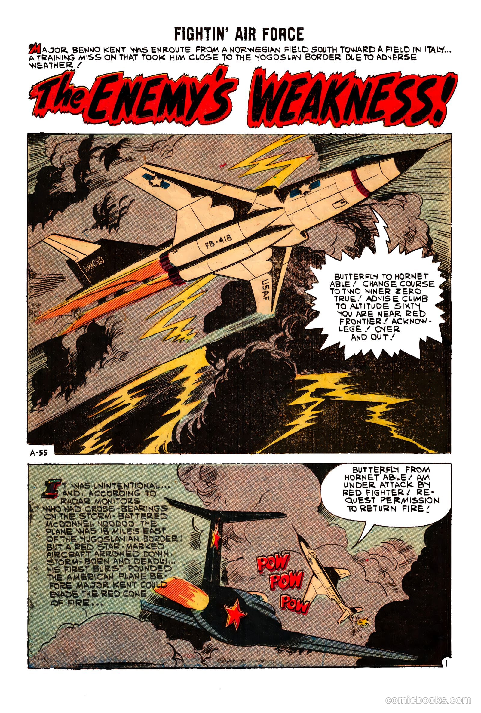 Fightin' Air Force #26 (1961) — page 26 of 35