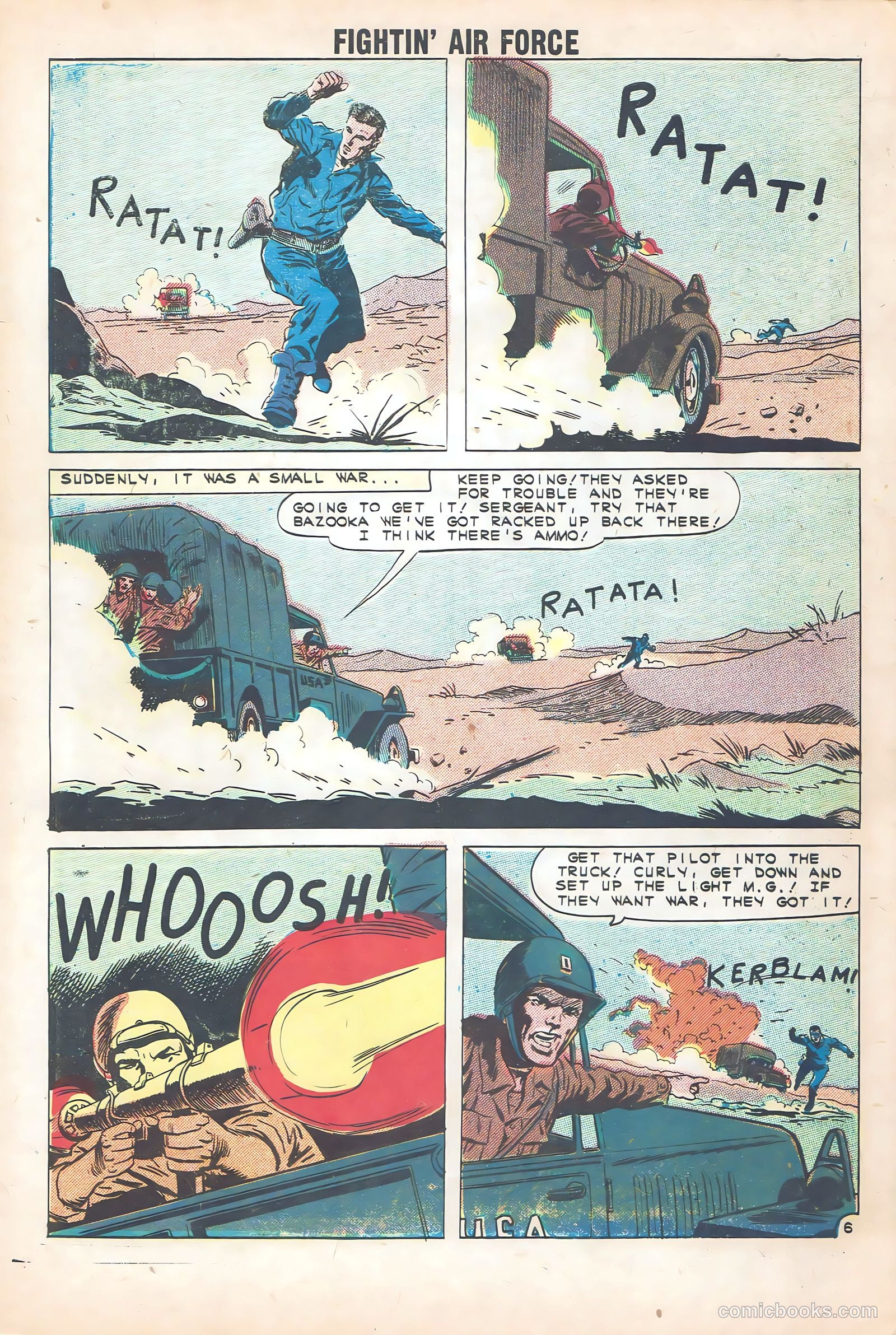 Fightin' Air Force #27 (1961) — page 32 of 36