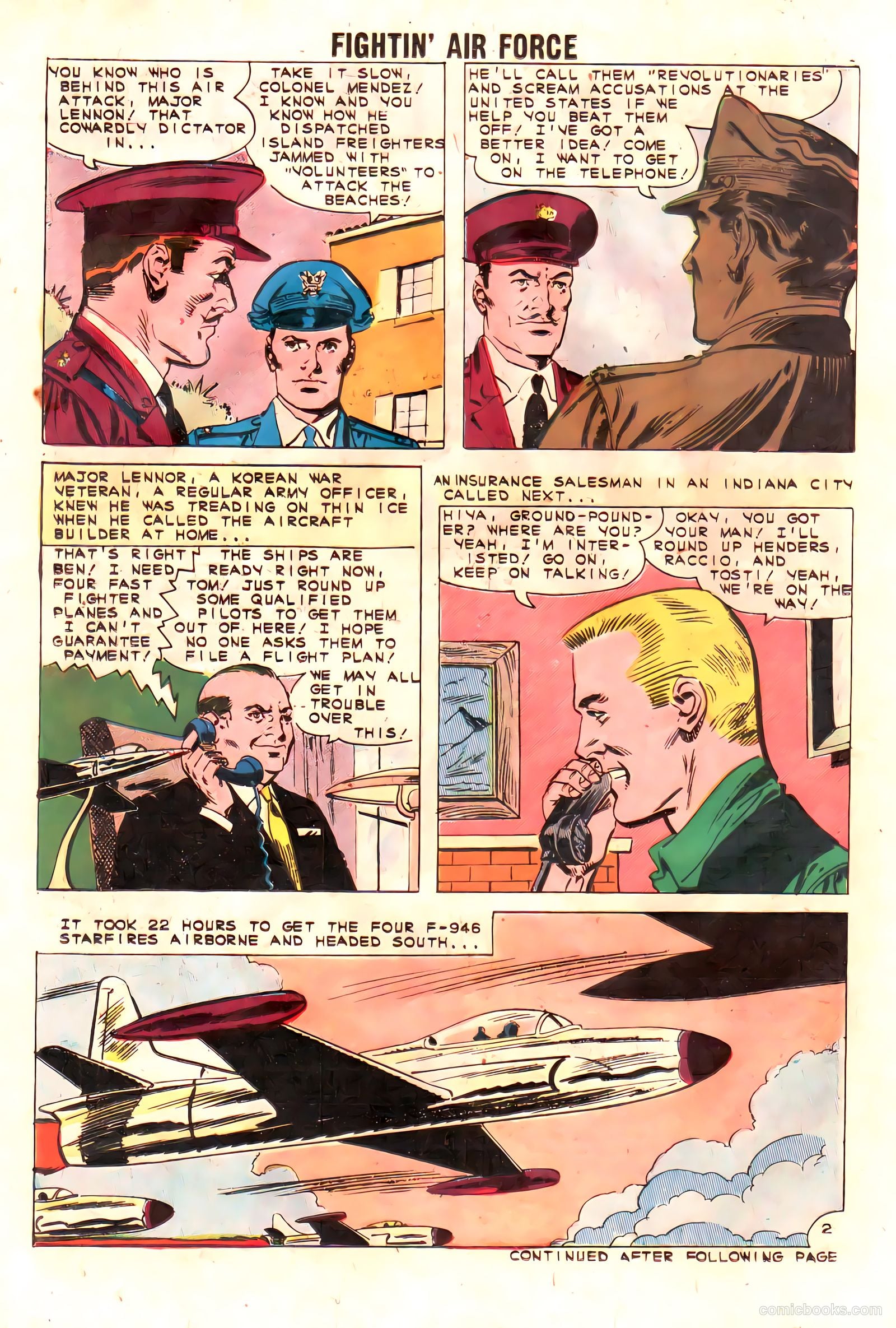 Fightin' Air Force #28 (1961) — page 14 of 36