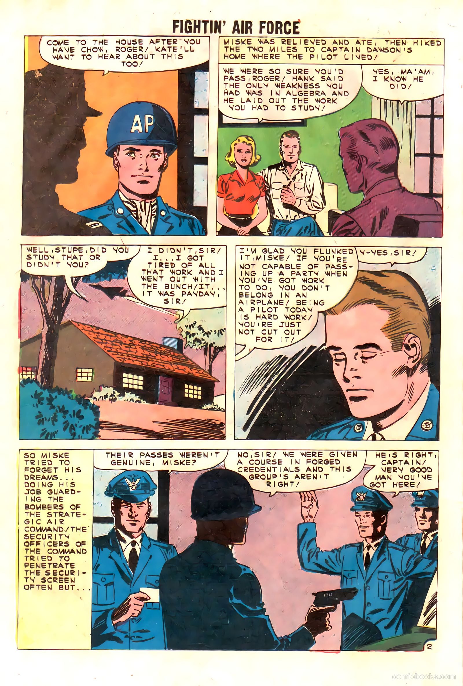 Fightin' Air Force #28 (1961) — page 20 of 36