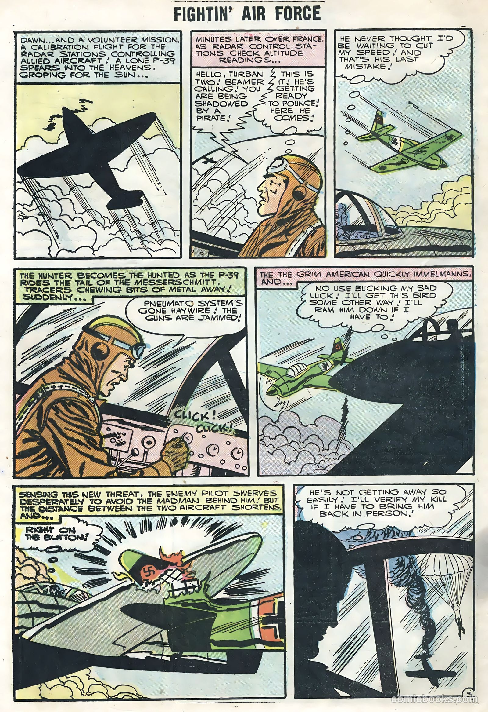 Fightin' Air Force #3 (1956) — page 8 of 36
