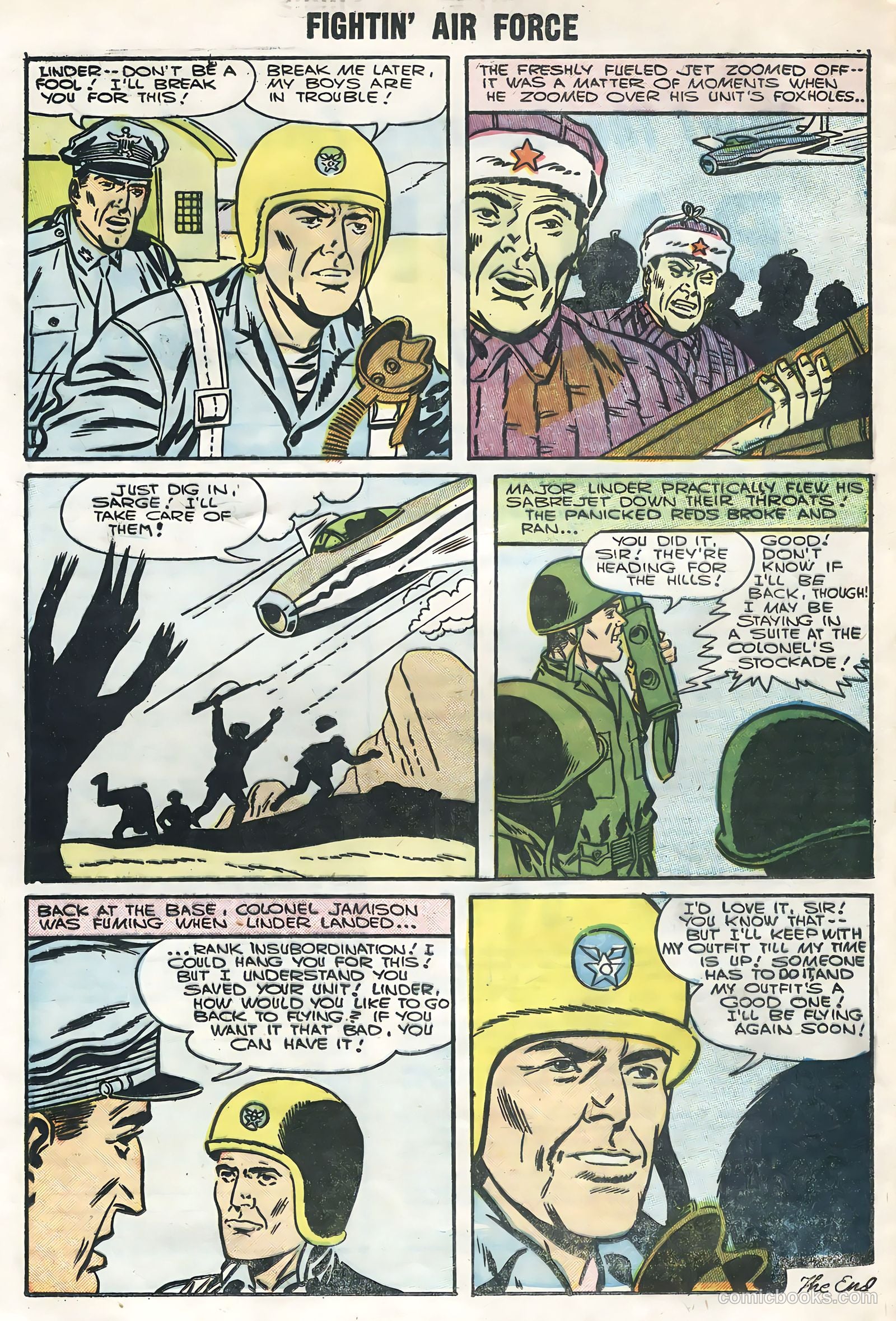 Fightin' Air Force #3 (1956) — page 16 of 36
