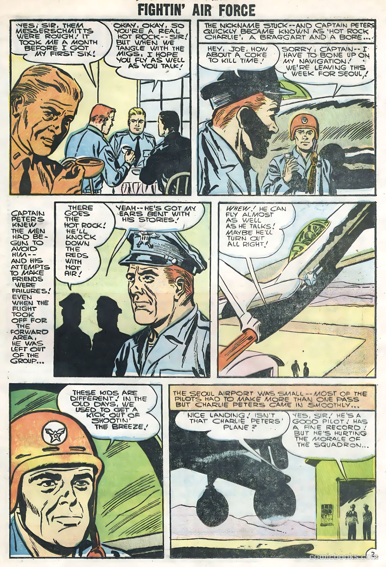 Fightin' Air Force #3 (1956) — page 21 of 36