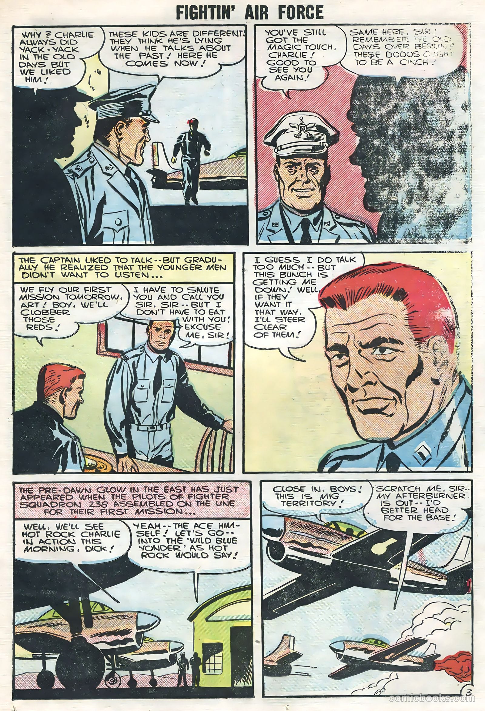 Fightin' Air Force #3 (1956) — page 23 of 36