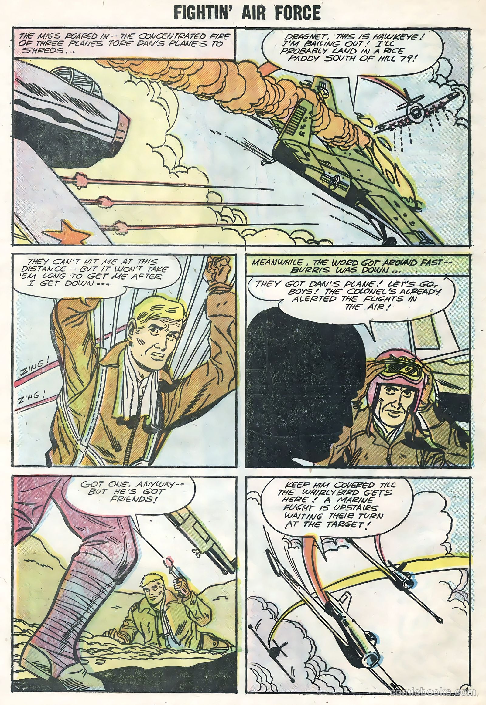 Fightin' Air Force #3 (1956) — page 32 of 36