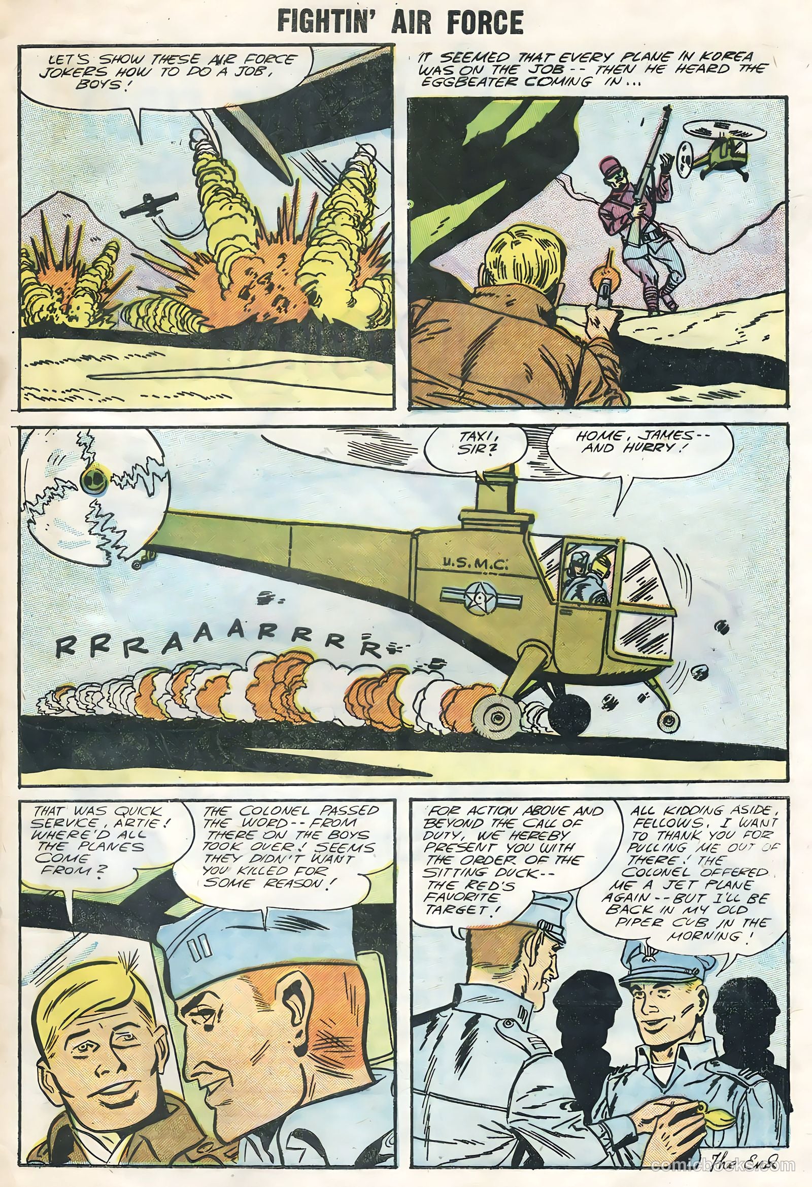 Fightin' Air Force #3 (1956) — page 33 of 36