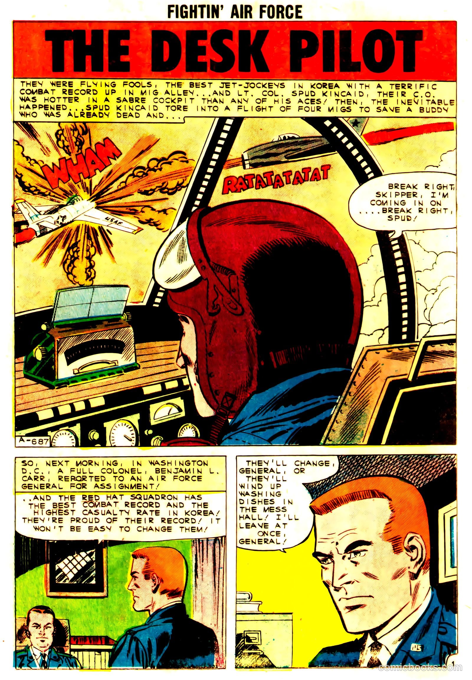 Fightin' Air Force #30 (1961) — page 12 of 36