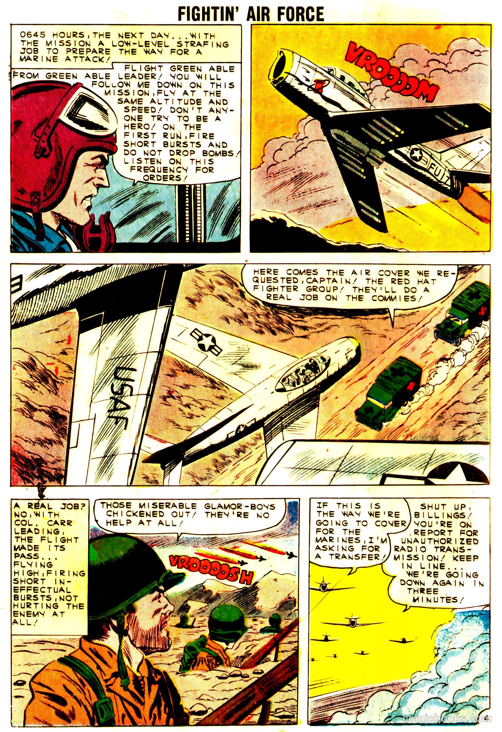 Fightin' Air Force #30 (1961) — page 16 of 36