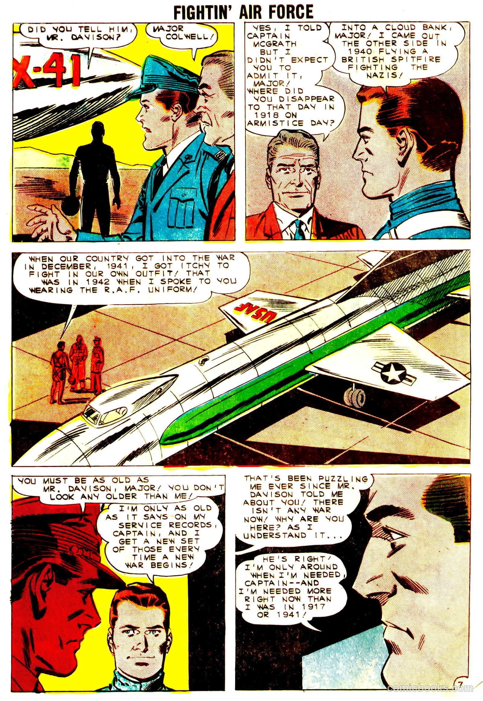 Fightin' Air Force #30 (1961) — page 32 of 36