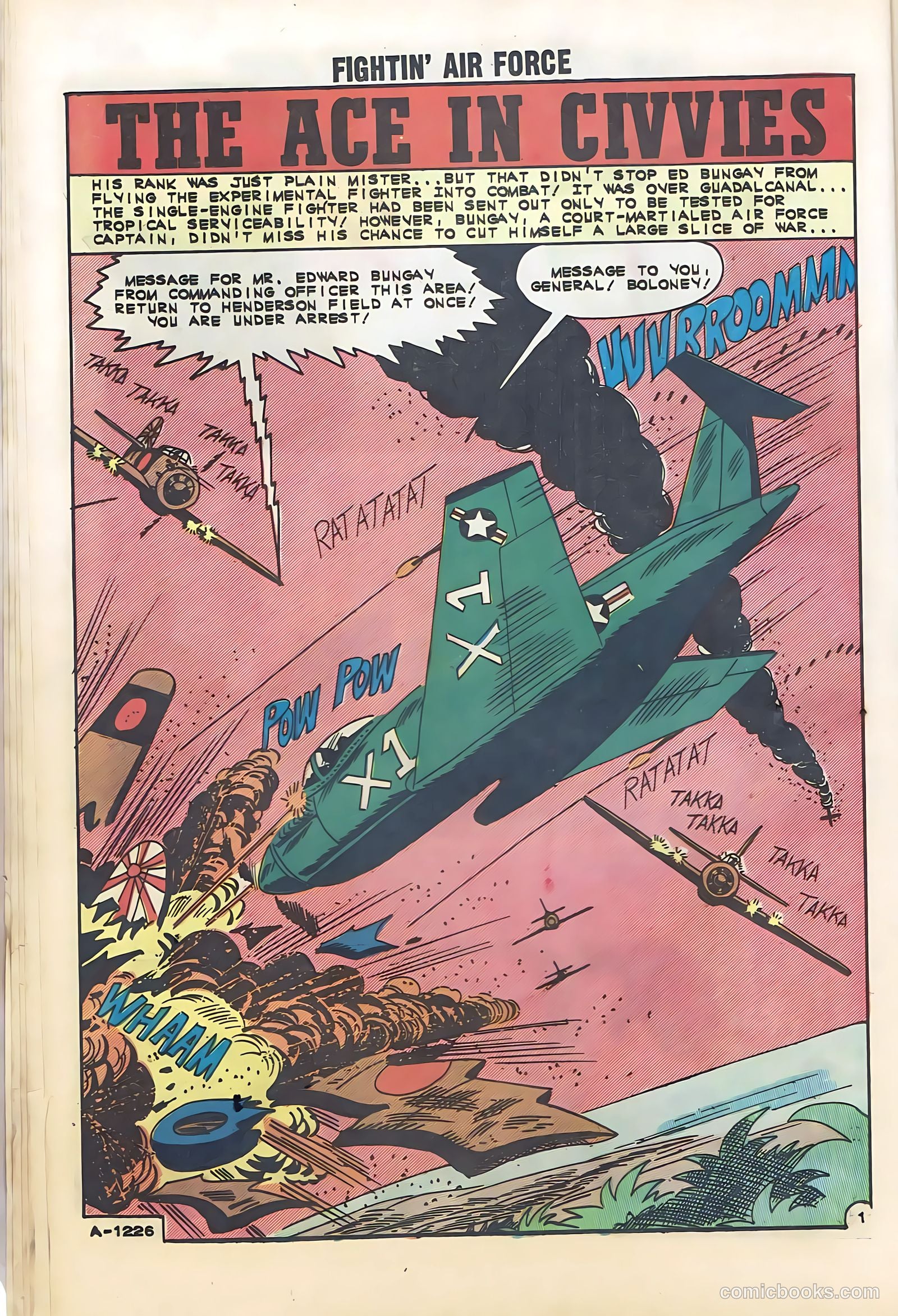 Fightin' Air Force #33 (1962) — page 12 of 36