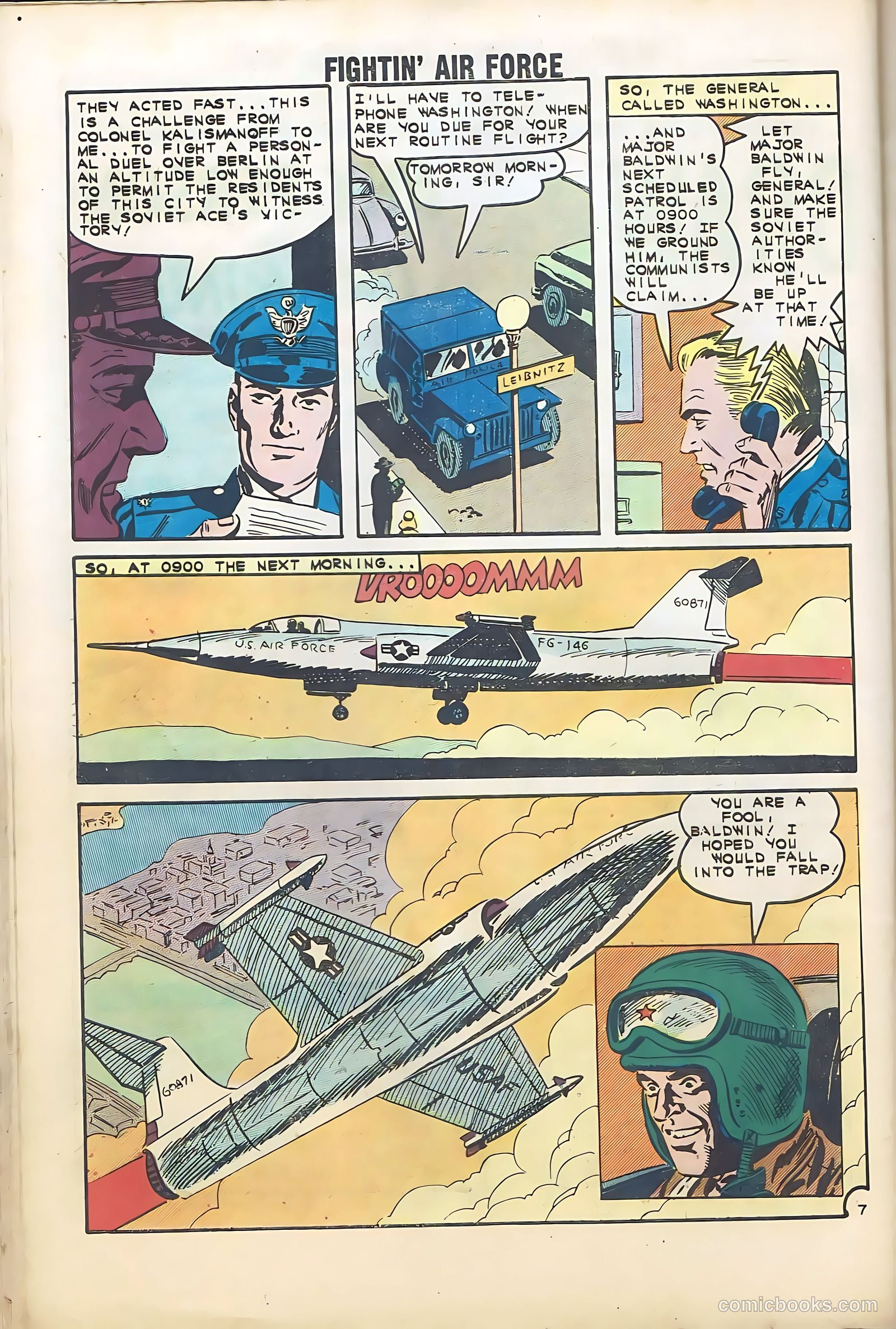 Fightin' Air Force #33 (1962) — page 32 of 36