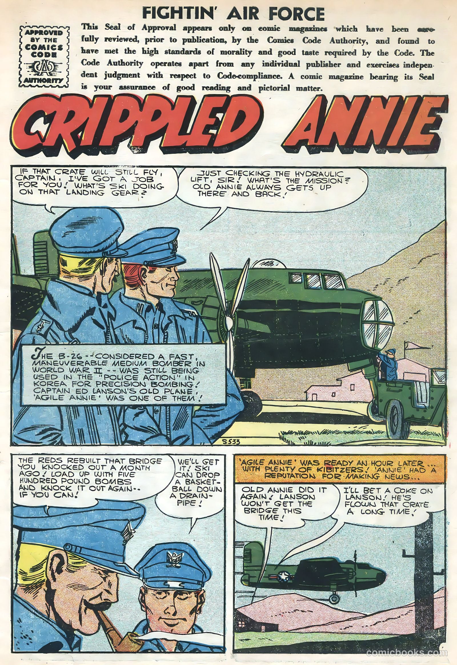 Fightin' Air Force #4 (1956) — page 3 of 36