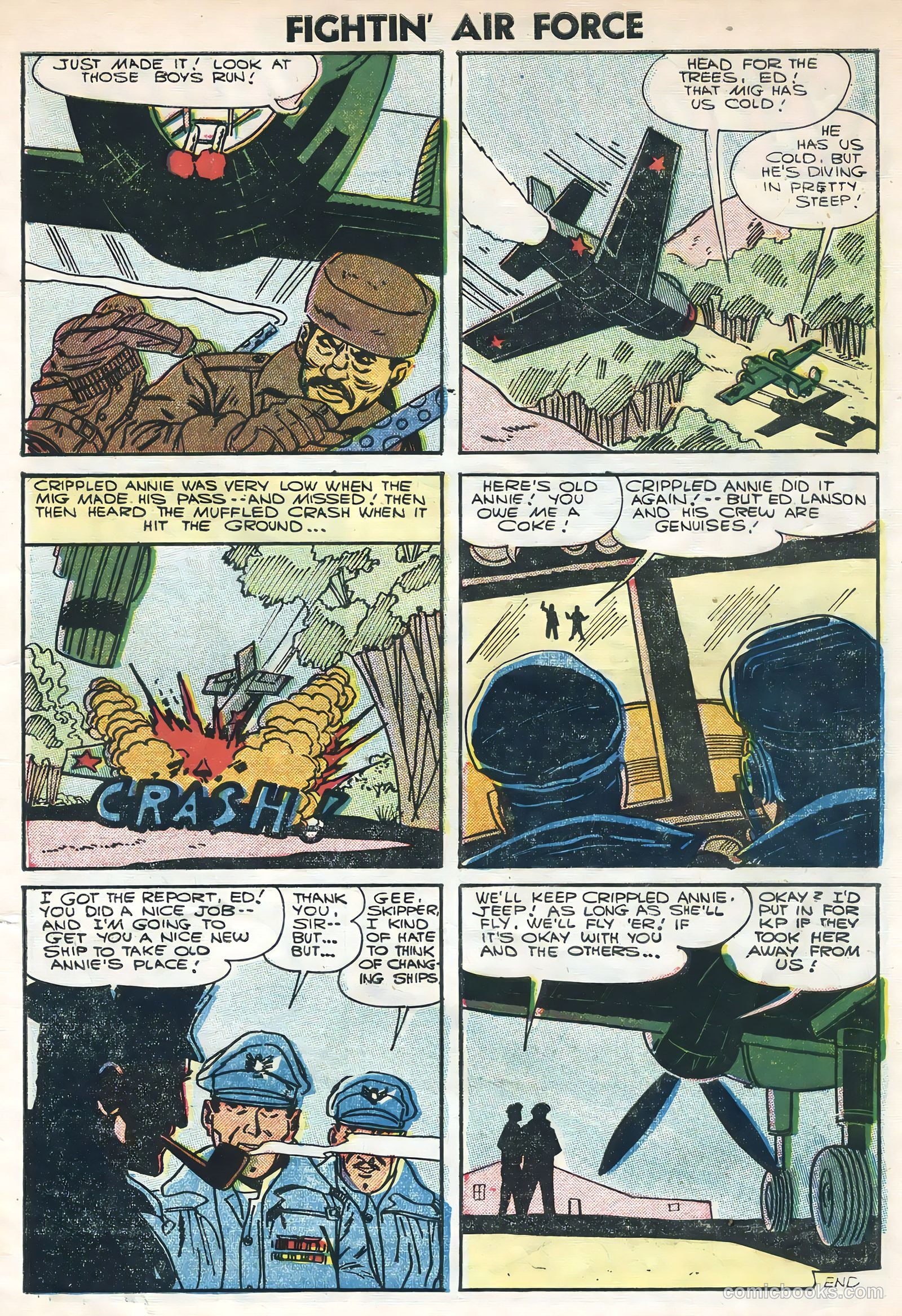Fightin' Air Force #4 (1956) — page 7 of 36