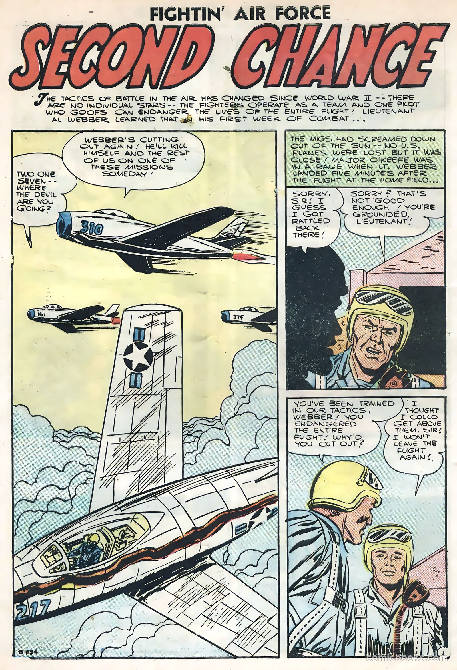 Fightin' Air Force #4 (1956) — page 8 of 36