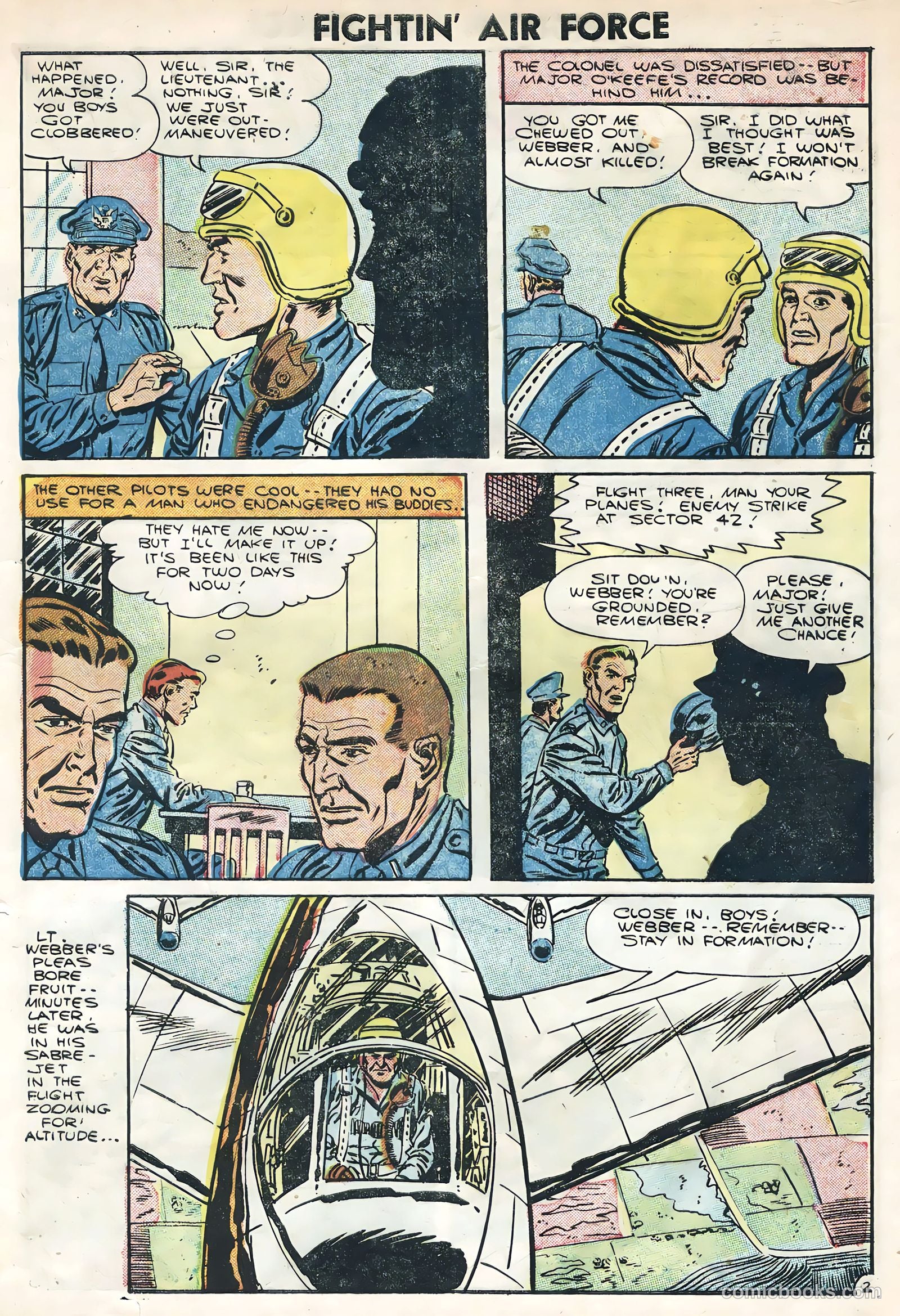 Fightin' Air Force #4 (1956) — page 9 of 36