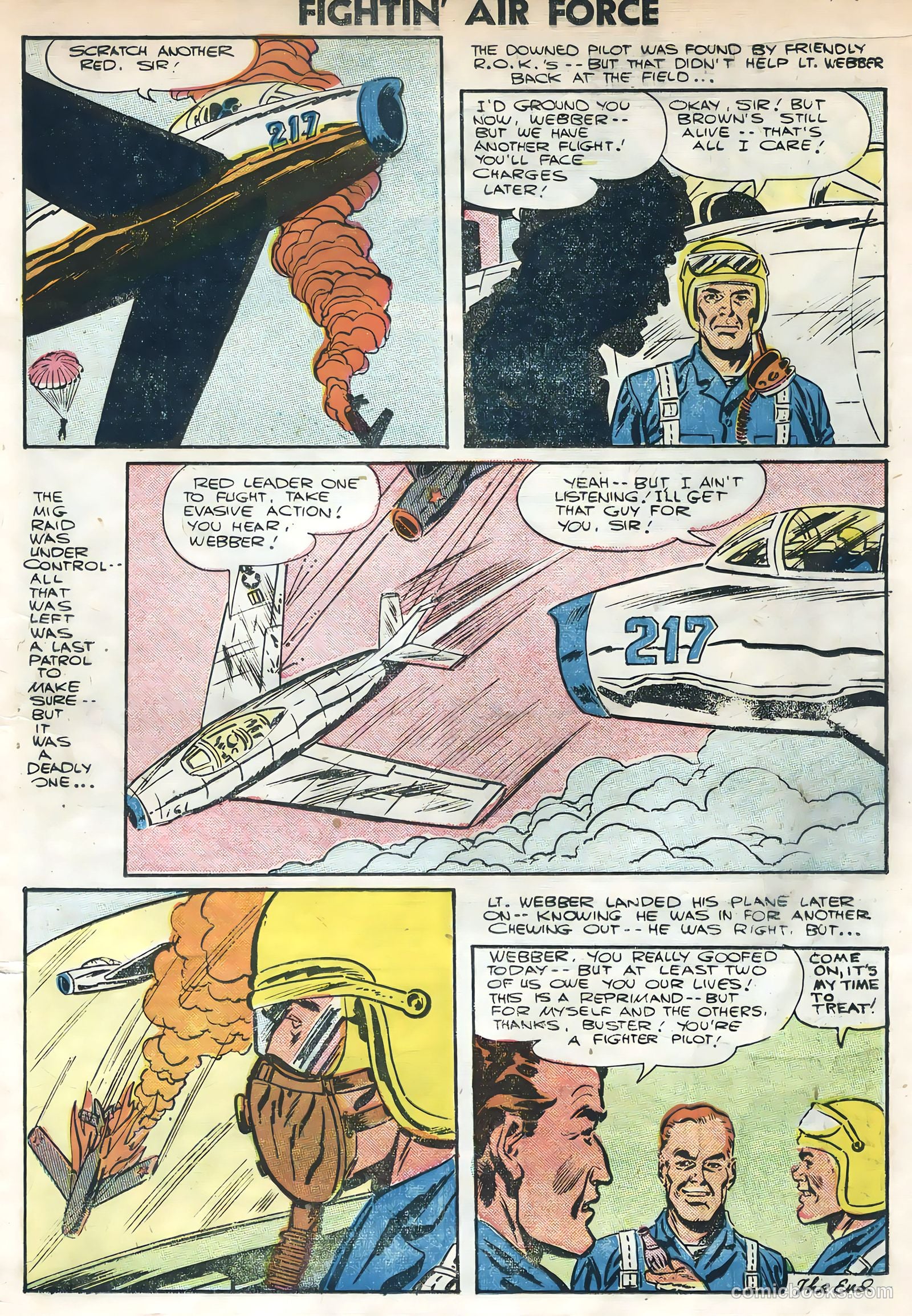 Fightin' Air Force #4 (1956) — page 11 of 36