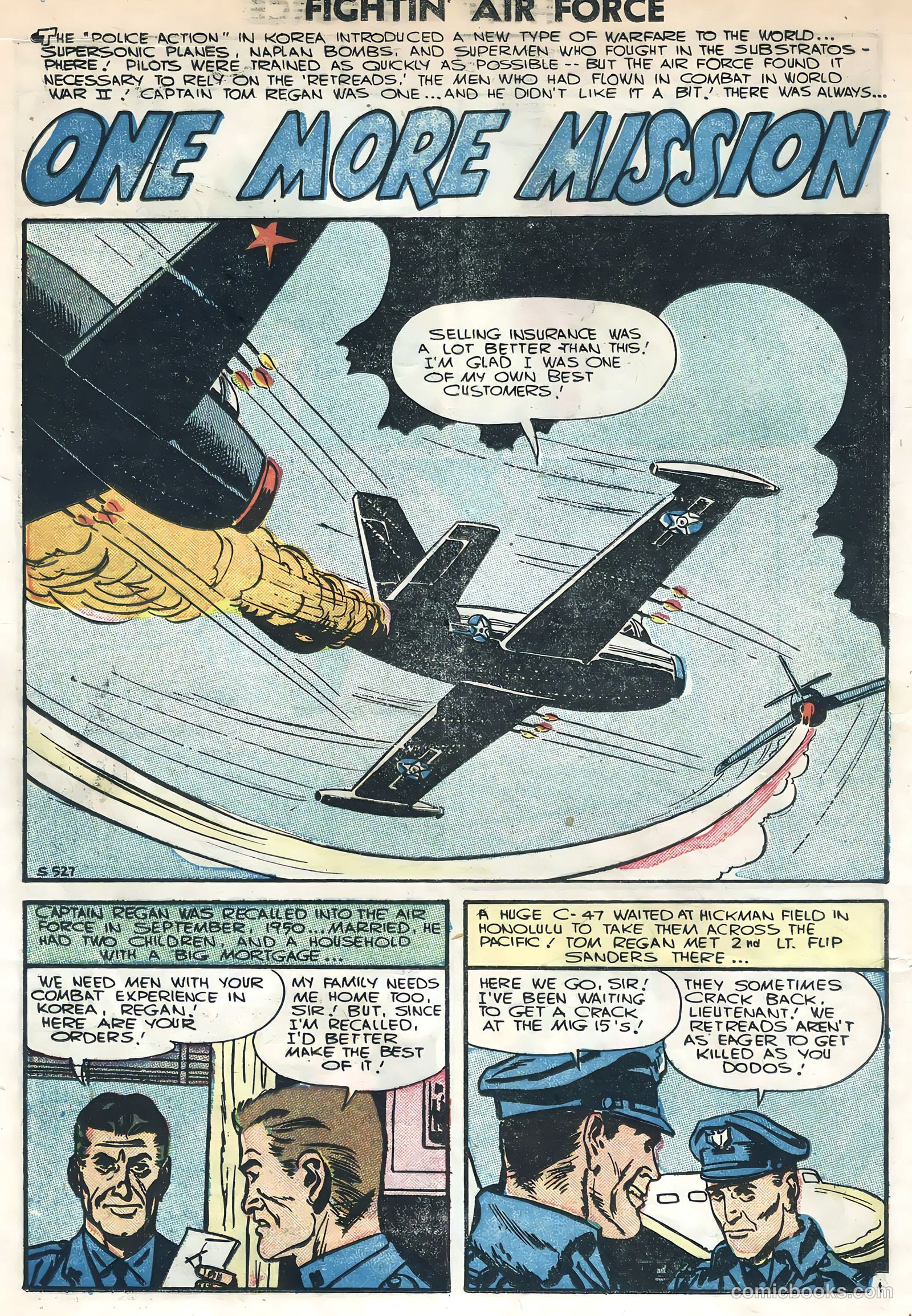 Fightin' Air Force #4 (1956) — page 12 of 36