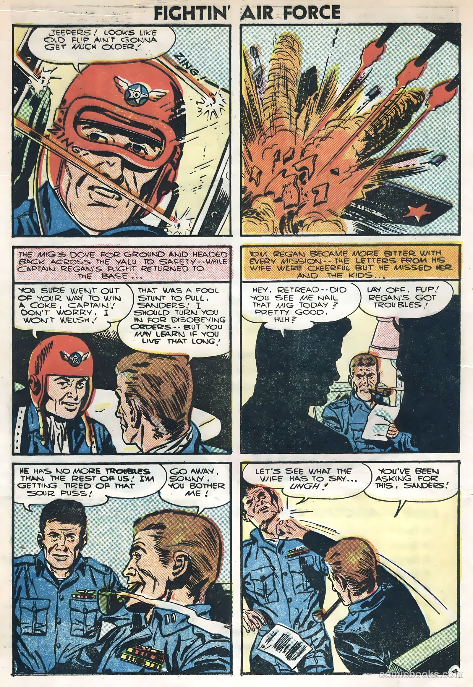 Fightin' Air Force #4 (1956) — page 16 of 36