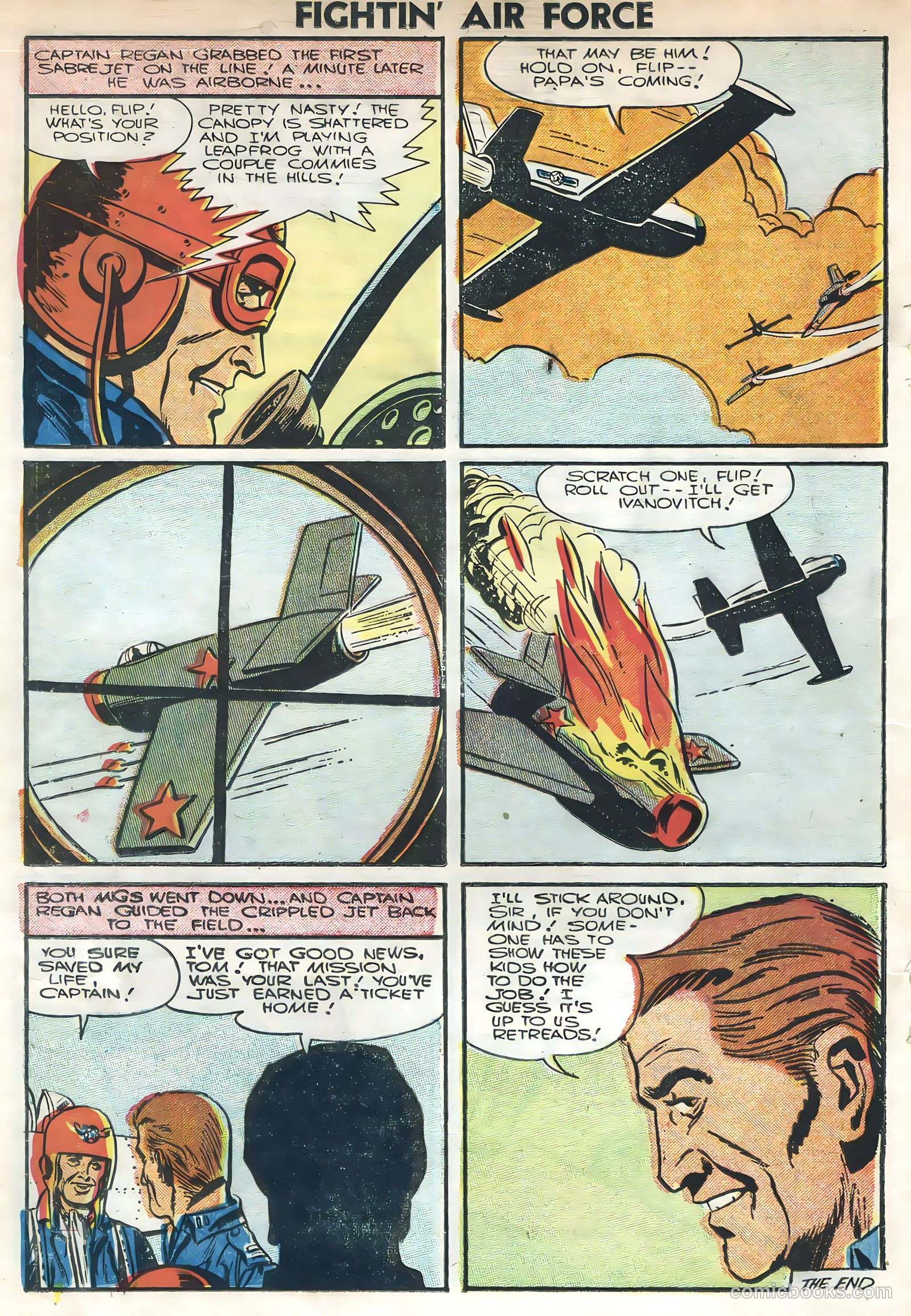 Fightin' Air Force #4 (1956) — page 18 of 36