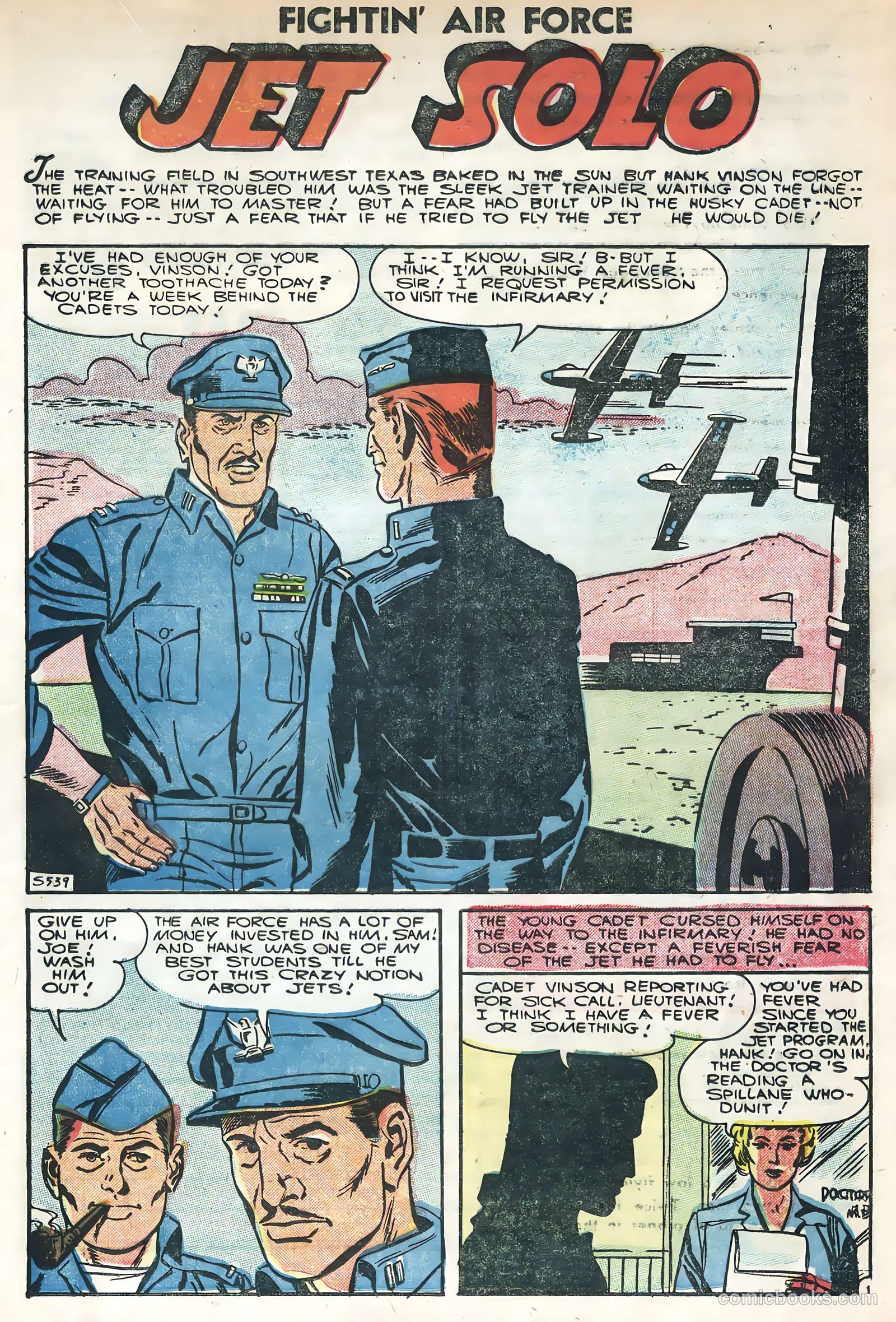 Fightin' Air Force #4 (1956) — page 21 of 36