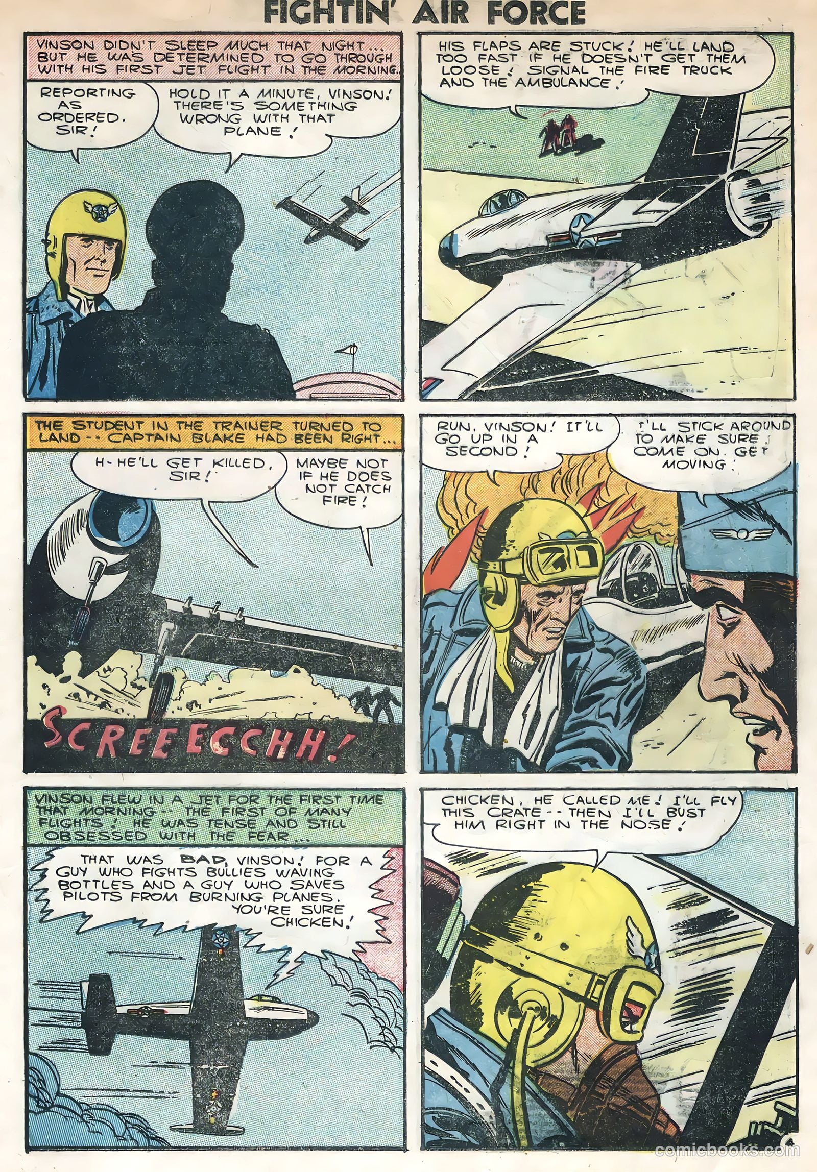Fightin' Air Force #4 (1956) — page 25 of 36